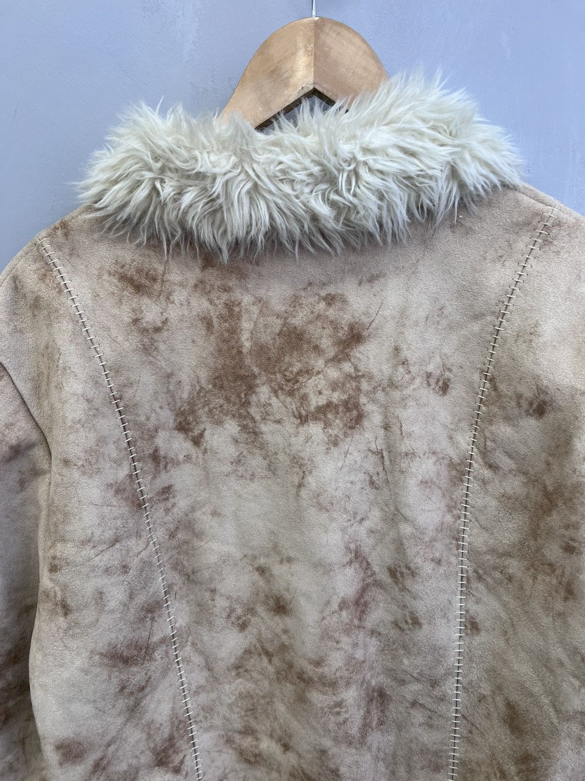 If Six Was Nine × Le Grande Bleu (L.G.B.) × Yohji Yamamoto Avant Garde If Six Was Nine Style Jacket FUR COAT 90s Size US L / EU 52-54 / 3 - 12 Thumbnail
