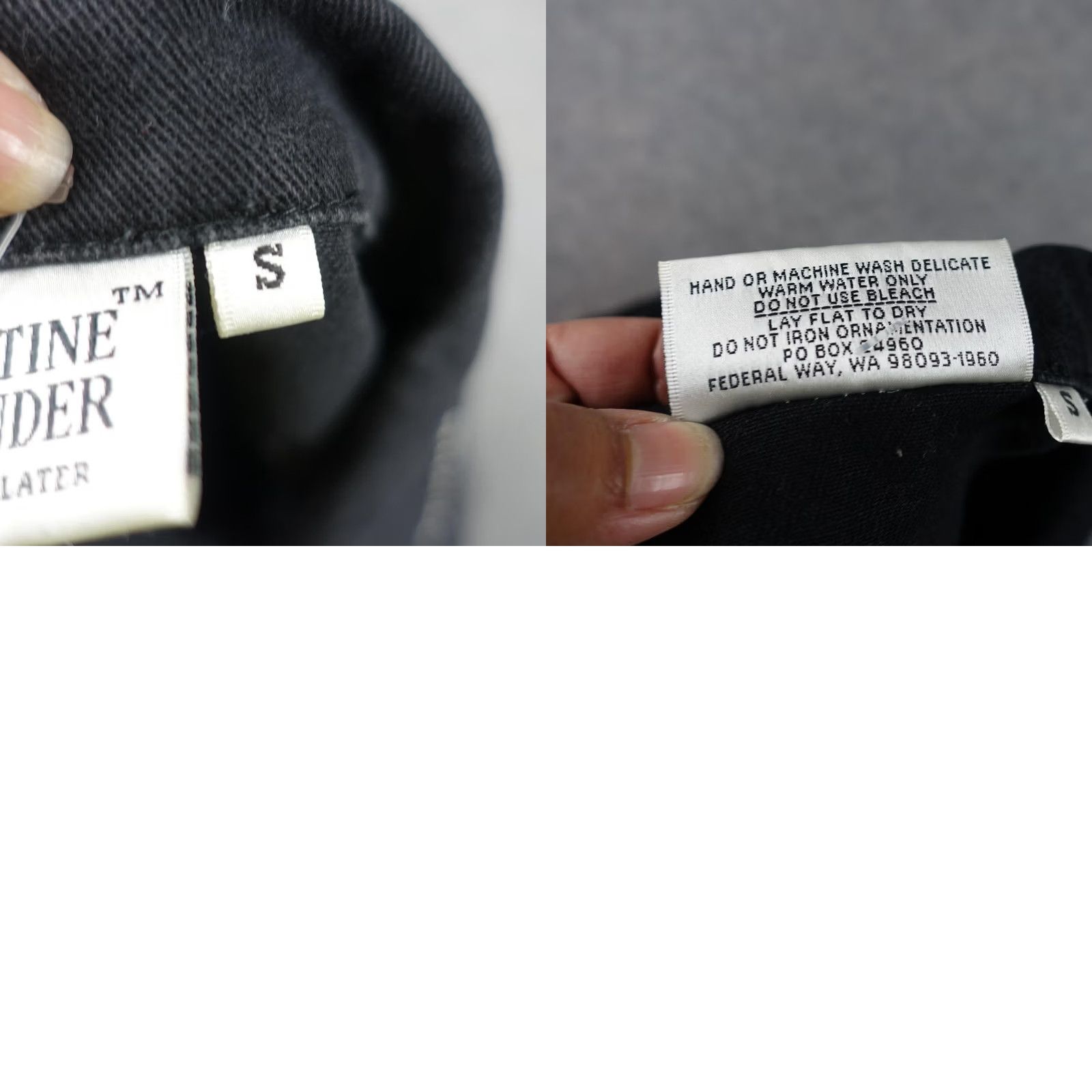 Denime VINTAGE Christine Alexander Womens Small Black Denim Rhinestone Western Jacket Size S / US 4 / IT 40 - 11 Thumbnail