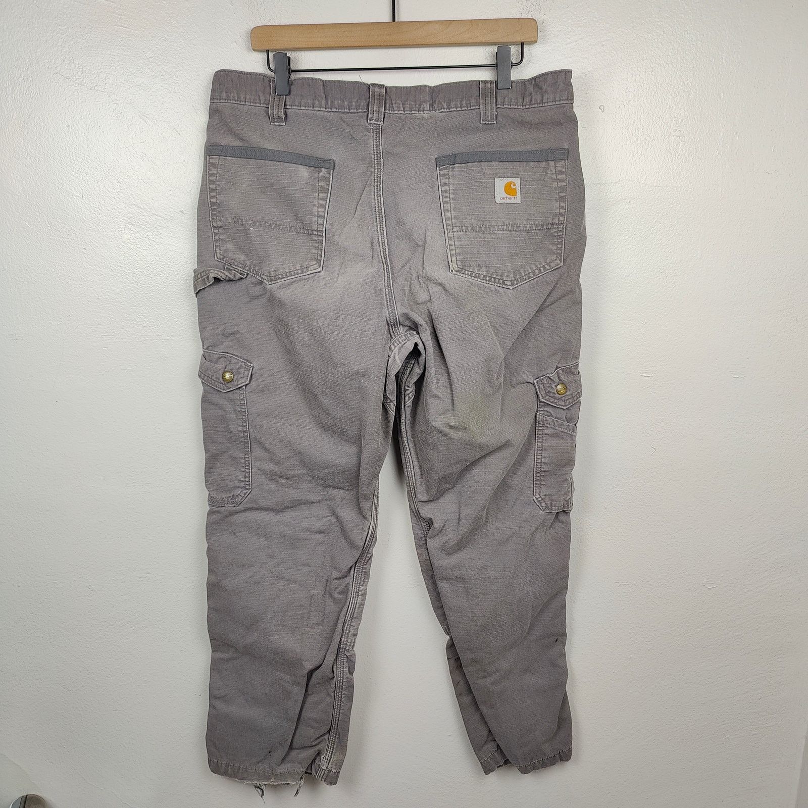 Carhartt Carhartt Relaxed Ripstop Flannel Lined Cargo Pants 36 Size US 36 / EU 52 - 6 Thumbnail