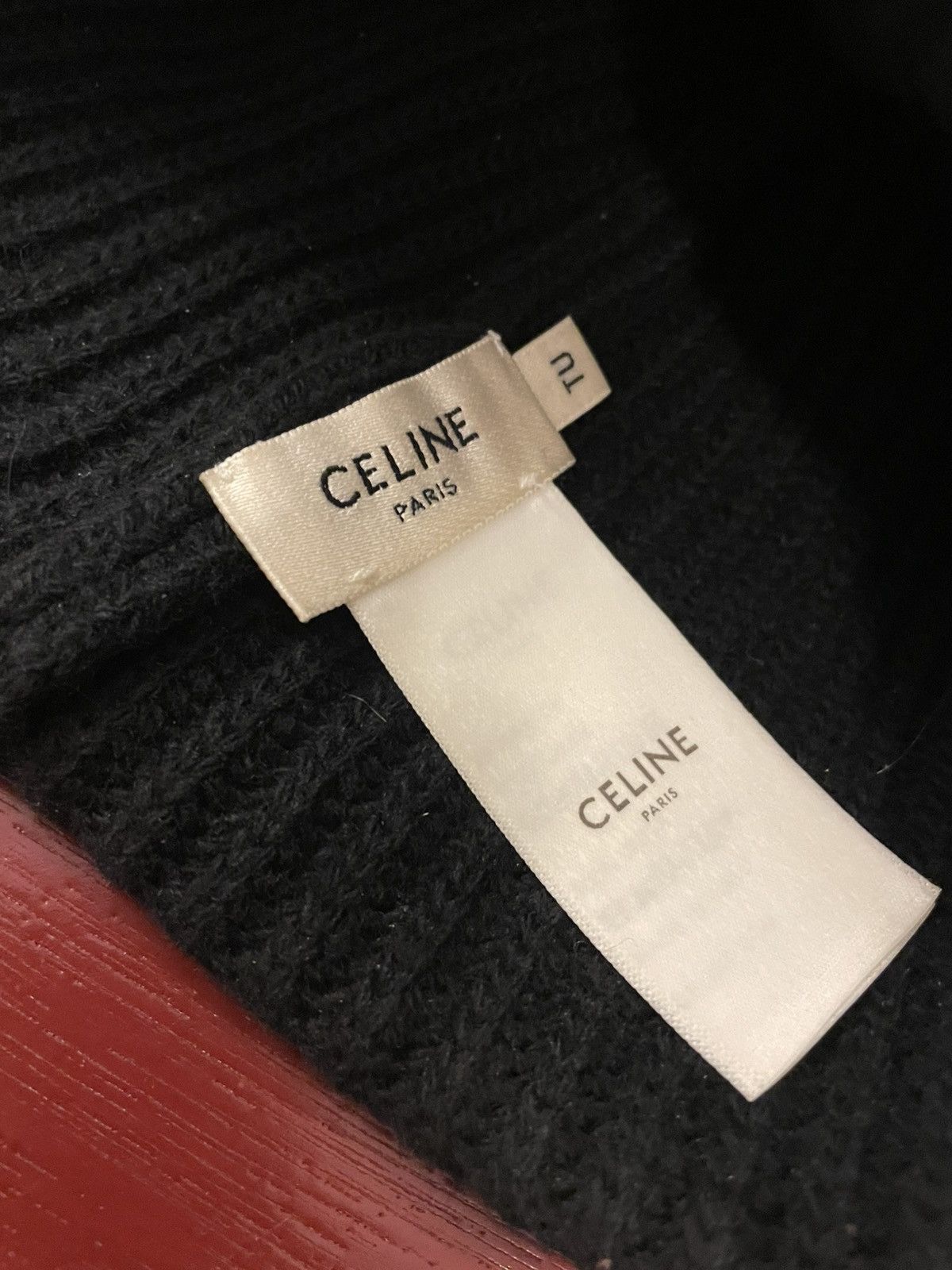 Celine FW21 Teen Knight Poem ‘LIFE’ Embroidered Beanie Size ONE SIZE - 3 Thumbnail