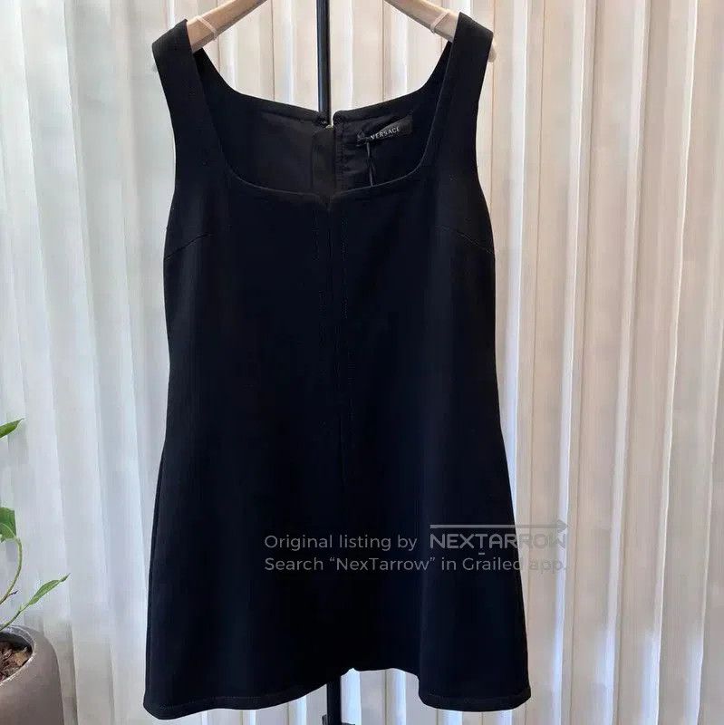 Versace Versace Black Polyester Women's Dress Size XXL . Size XL / US 12-14 / IT 48-50 - 1 Thumbnail