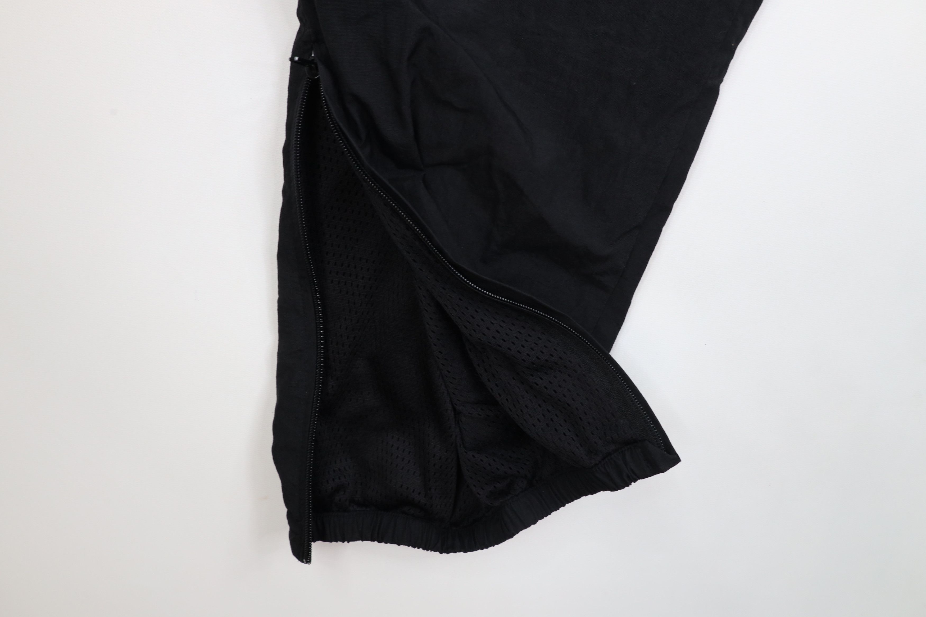 Vintage Vintage 90s Streetwear Lined Cuffed Joggers Pants Black Size US 36 / EU 52 - 6 Thumbnail
