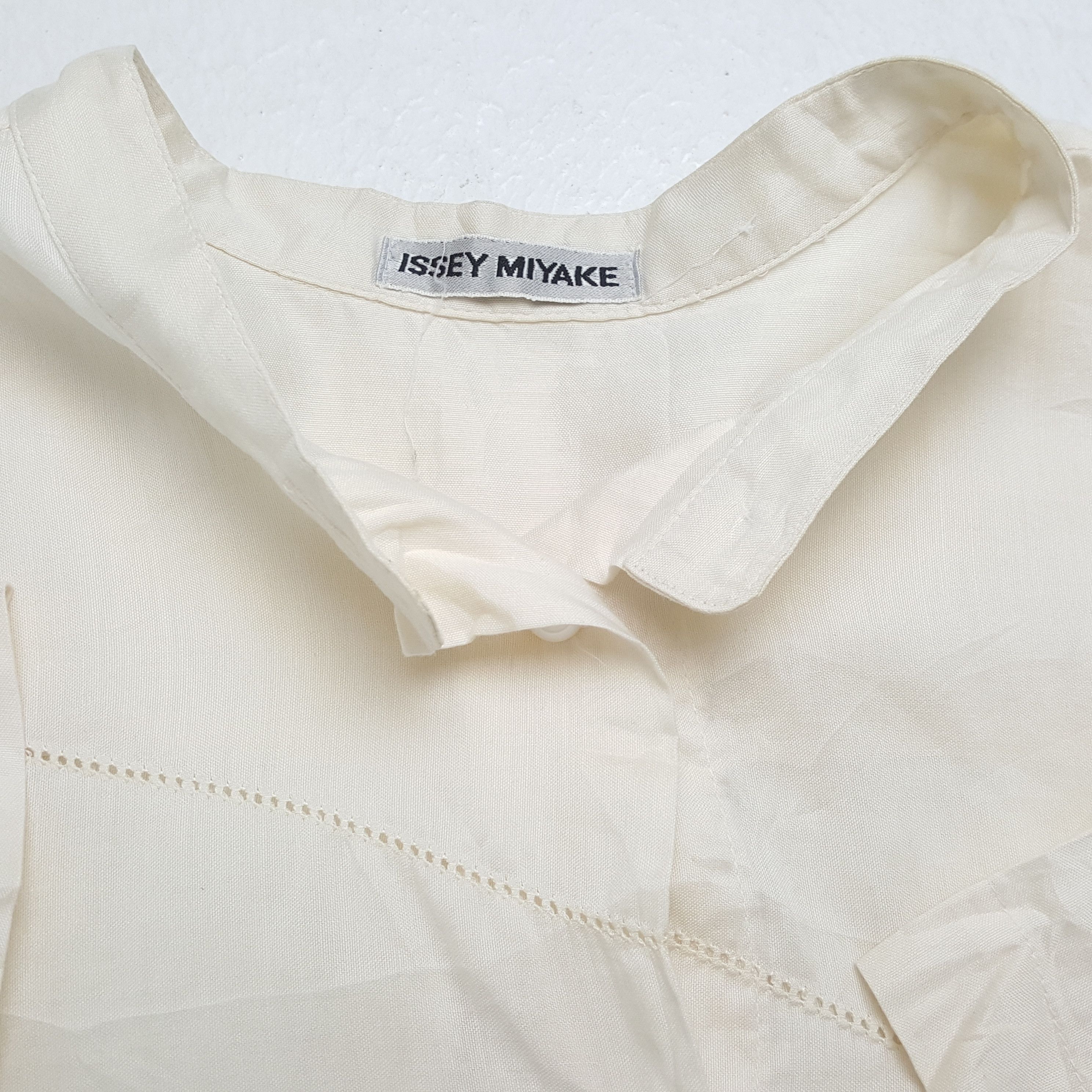Designer × Issey Miyake × Vintage ISSEY MIYAKE Japanese Designer Fashion Casual Style Shirt Size US M / EU 48-50 / 2 - 7 Thumbnail