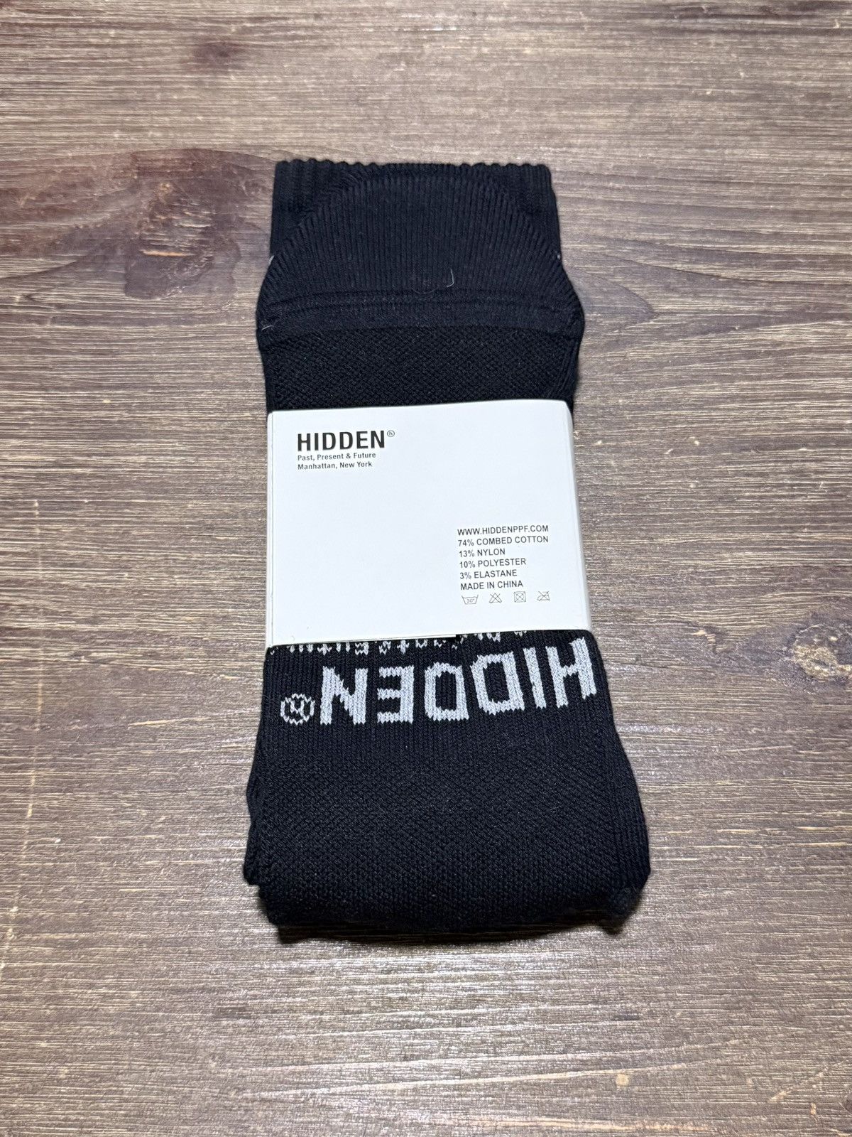 HIDDEN Hidden NY Socks Black 3M Size ONE SIZE - 2 Thumbnail