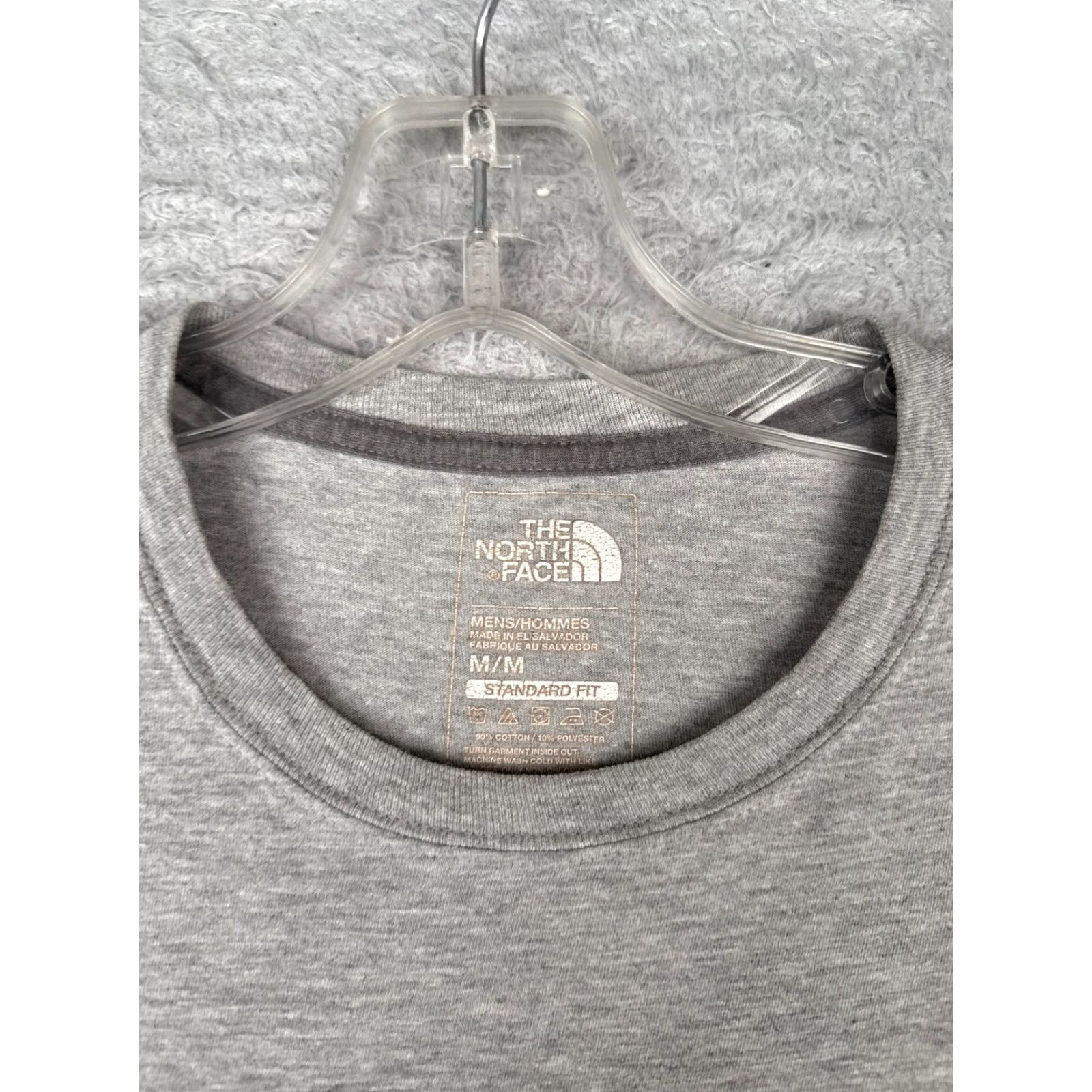 The North Face The North Face Shirt Men Medium Gray Short Sleeve Crew Neck Cotton Blend Size US M / EU 48-50 / 2 - 7 Thumbnail