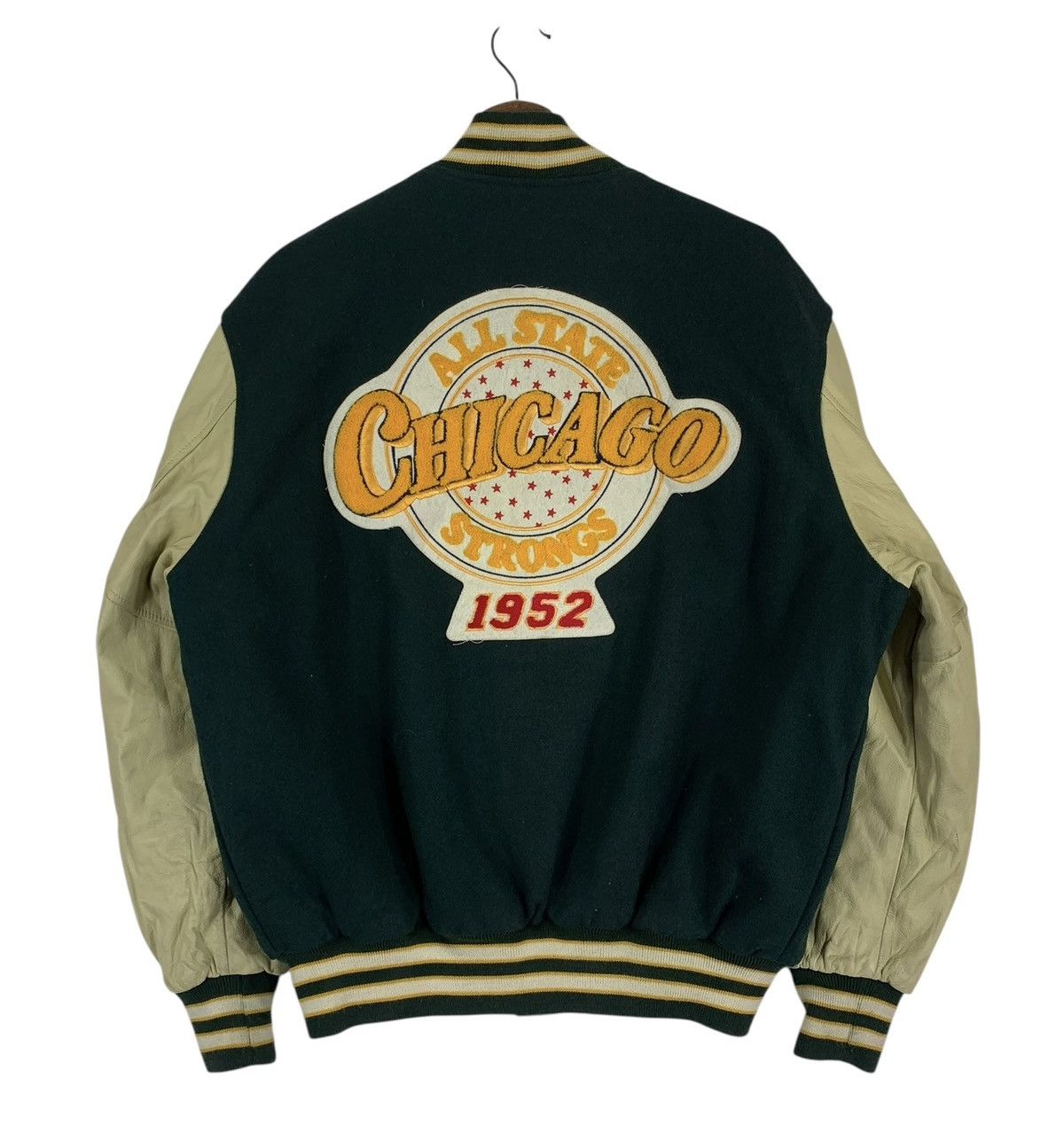 Vintage VINTAGE BURDEN UNION MADE VARSITY JACKET Size US M / EU 48-50 / 2 - 7 Thumbnail
