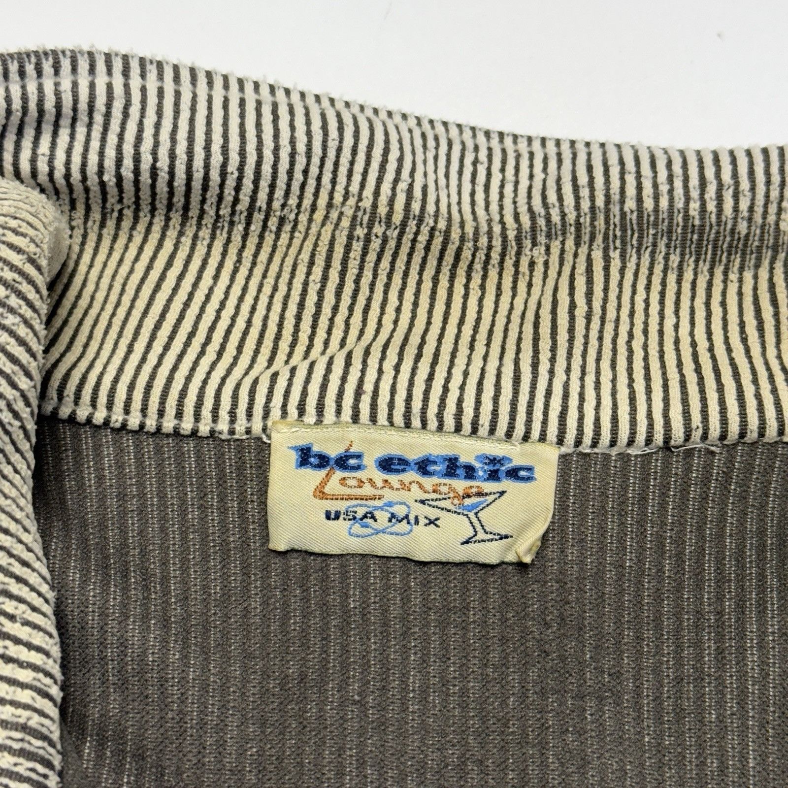 Bc Ethic Vintage BC Ethic Lounge Shirt Men’s 2XL 26.5x29.5 Long Sleev Size US XXL / EU 58 / 5 - 14 Thumbnail