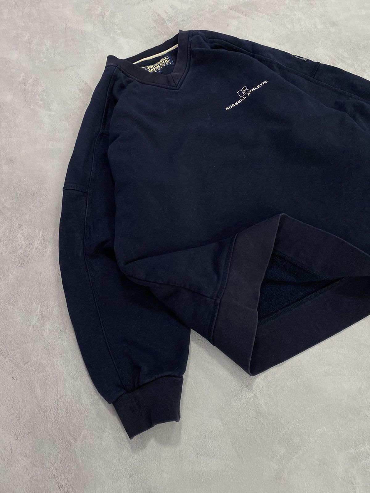 Russell Athletic 🌠 Vintage 90s Sweater Russell Athletic Boxy Fit Oversized Size US S / EU 44-46 / 1 - 2 Thumbnail
