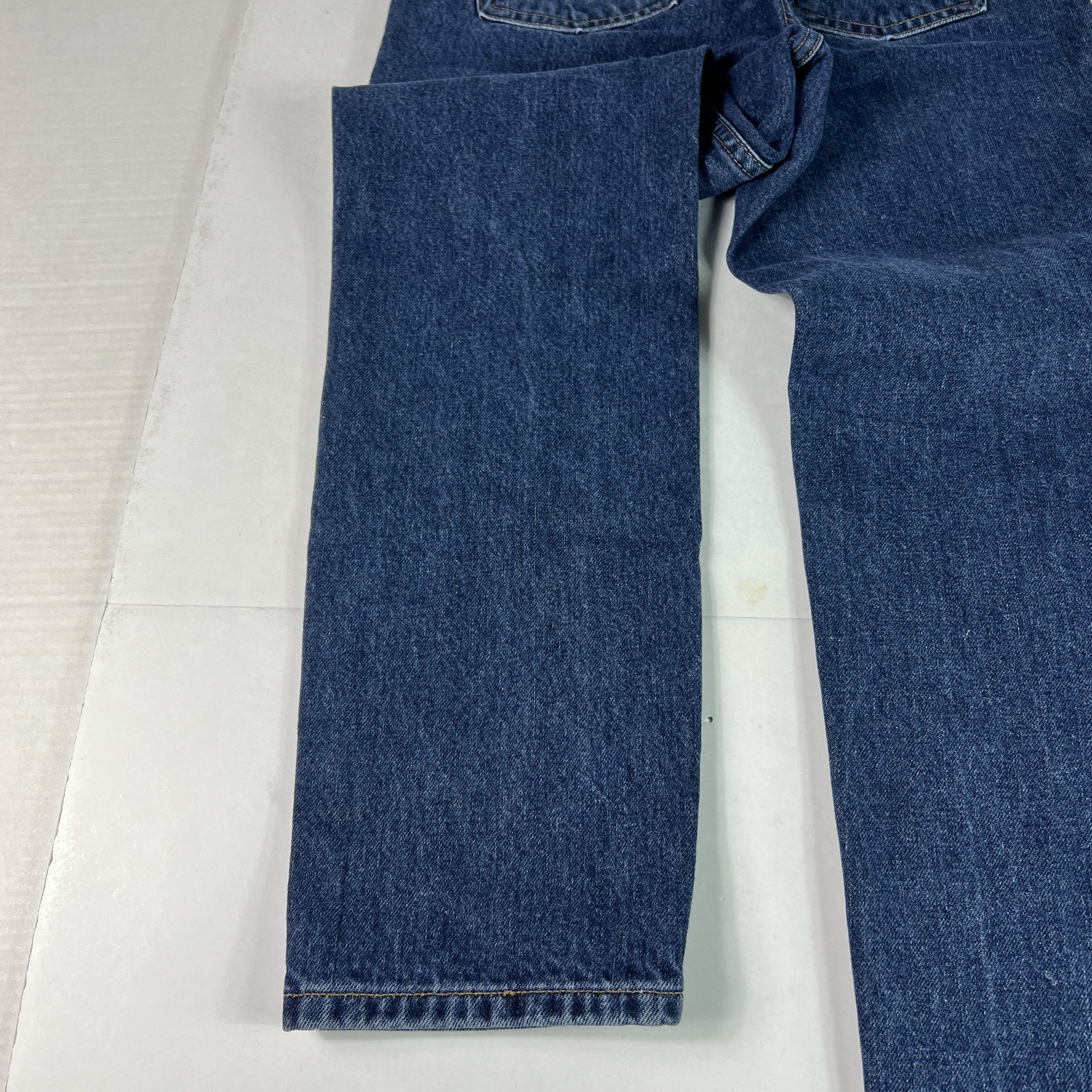 Guess VTG 90s Guess Jeans High Rise Straight Narrow Leg Blue Denim Size 30" / US 8 / IT 44 - 14 Thumbnail