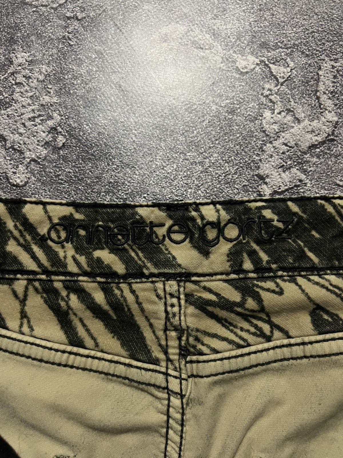 Ann Demeulemeester × Annette Gortz × Designer Annette Görtz Finto Trouser Pants Womens Luxury Designer Size 34" / US 12 / IT 48 - 7 Thumbnail