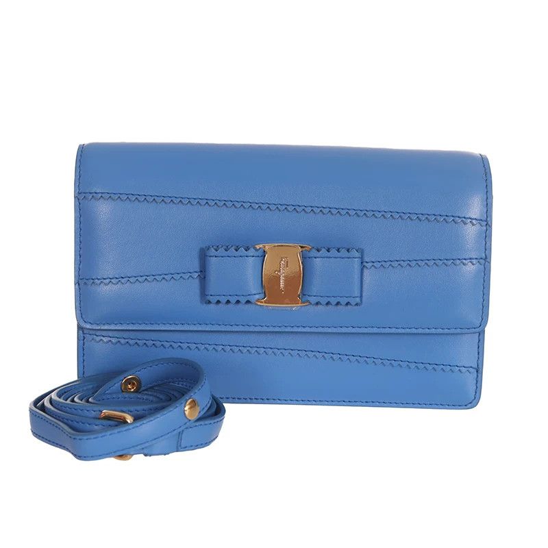 Salvatore Ferragamo Salvatore Ferragamo Gold Shoulder Bag Women Size ONE SIZE - 1 Thumbnail