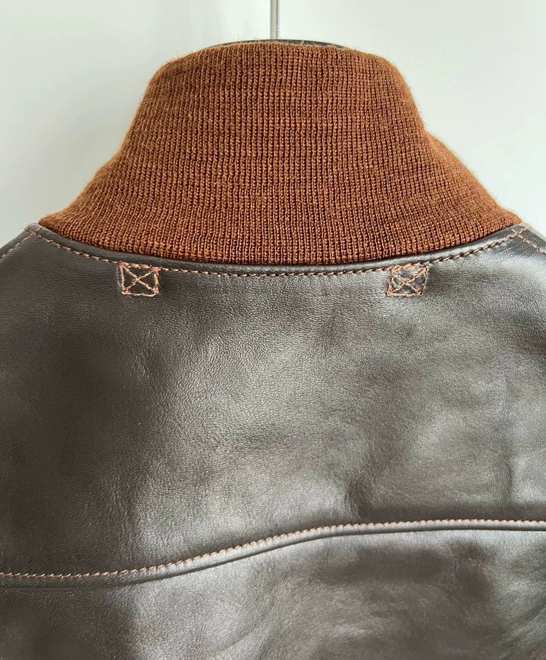 The Real McCoy's The Real McCoys A1 Leather Jacket Size US L / EU 52-54 / 3 - 4 Thumbnail