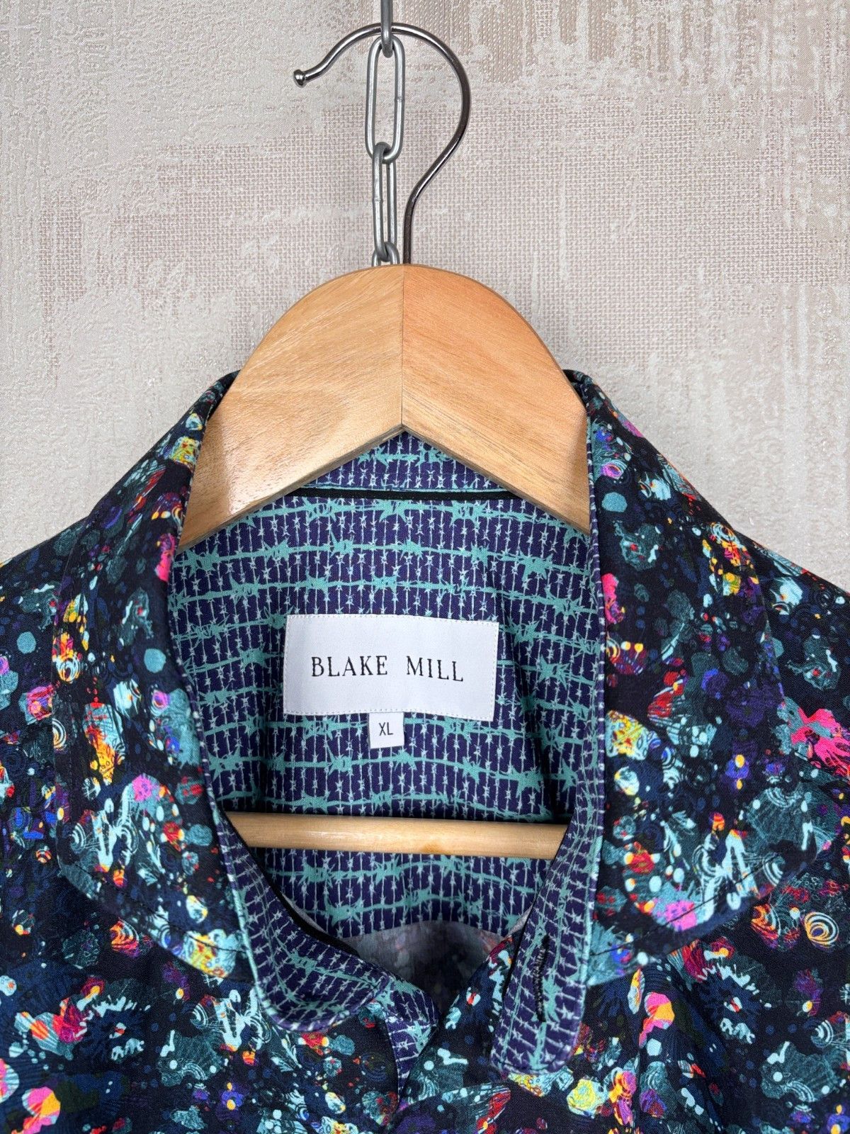 Other Blake Mill Multicolor Pattern Short Sleeve Shirt Size US XL / EU 56 / 4 - 4 Thumbnail
