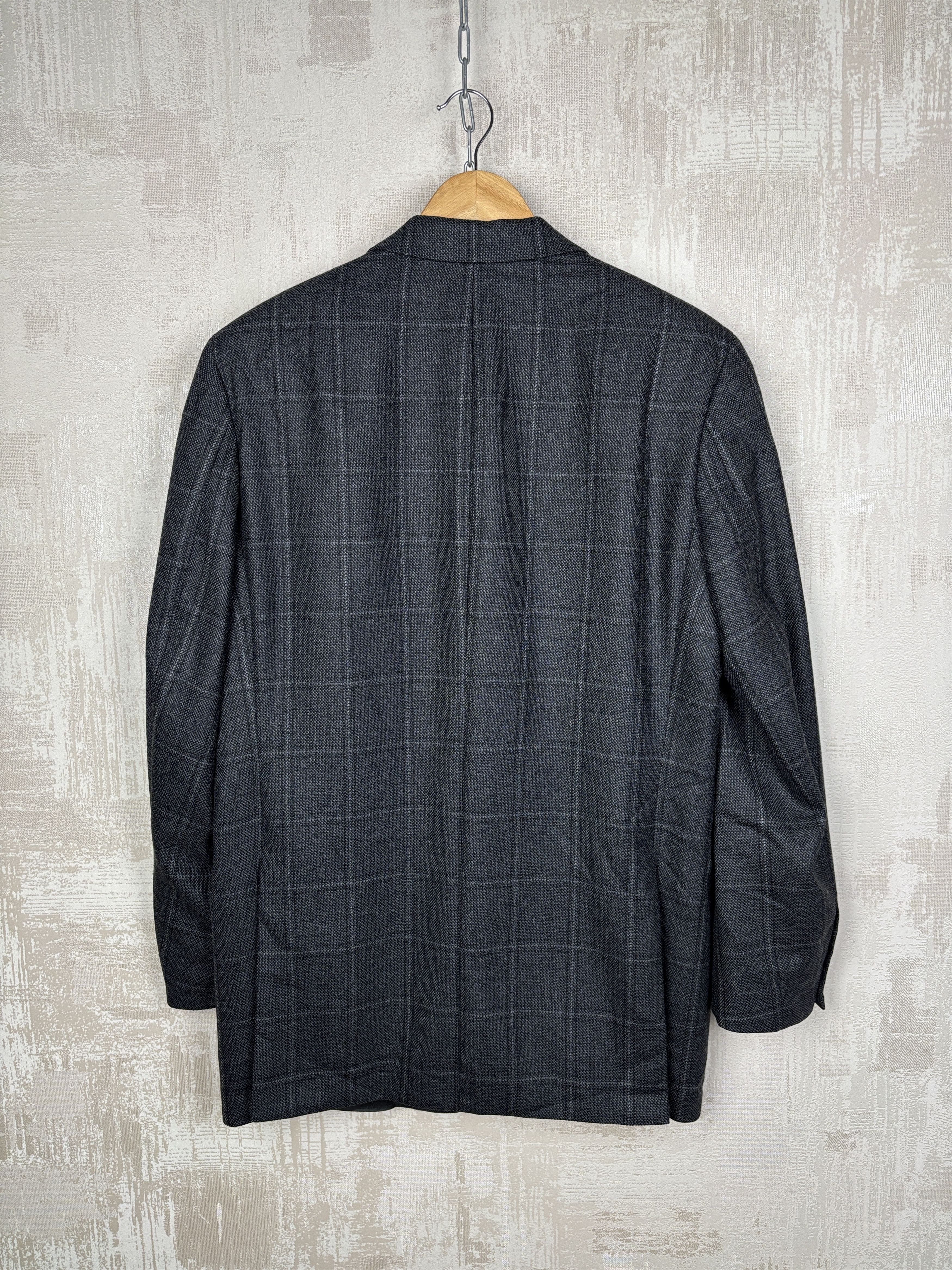 Other Mario Barutti x Cashalana Wool Cashmere Blend Check Blazer Size 38R - 13 Thumbnail