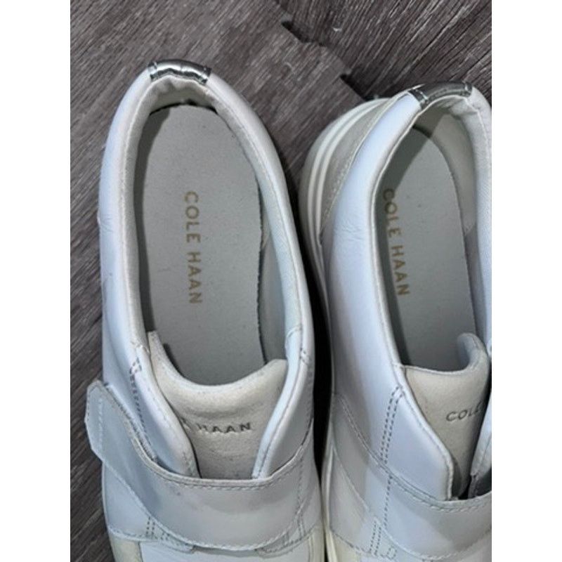 Cole Haan Cole Haan Men's White Leather Monk Strap Sneakers Size 9.5 Size US 9.5 / EU 42-43 - 2 Thumbnail