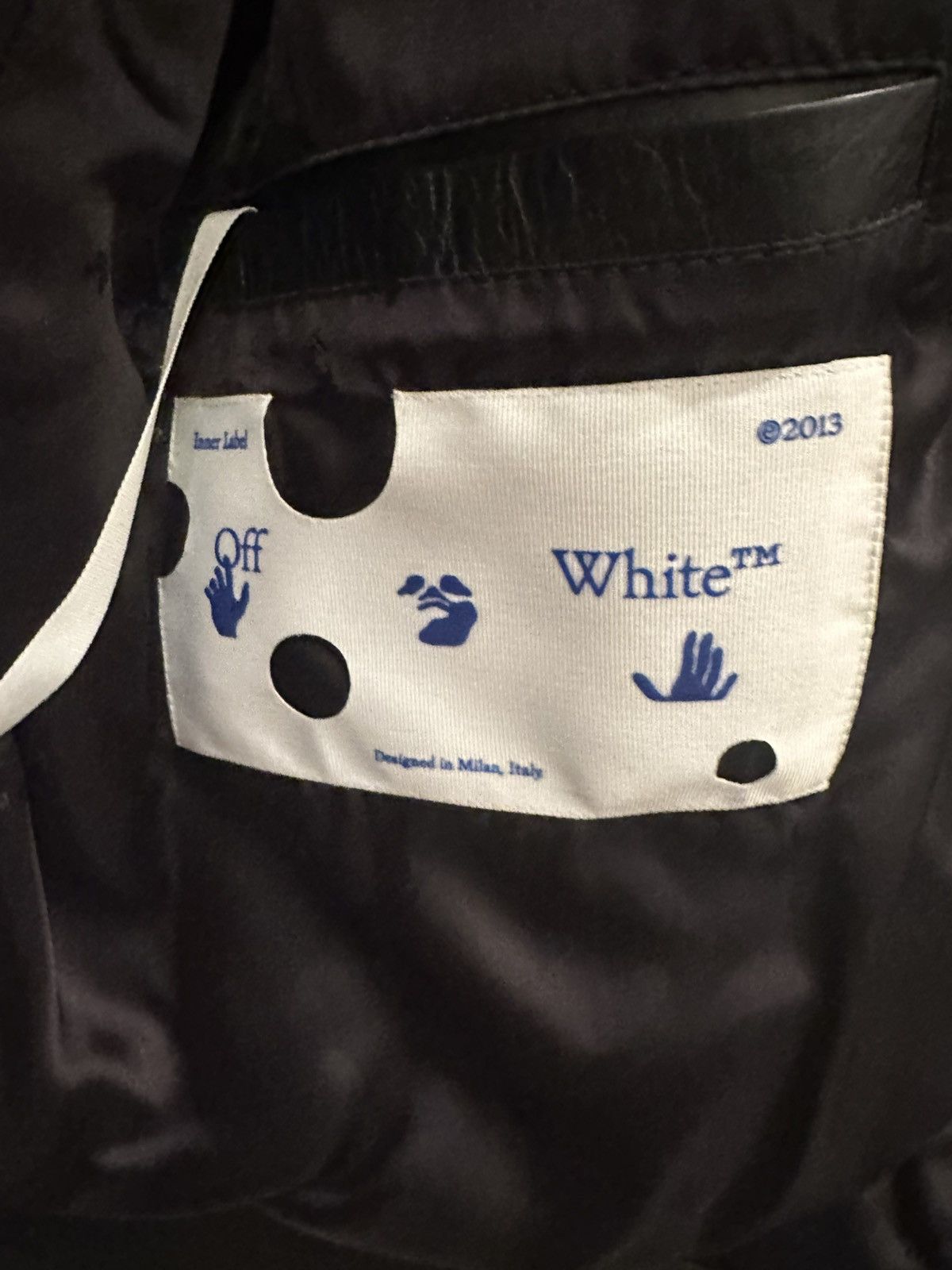 Off-White OFF-WHITE Leather Jacket Size US M / EU 48-50 / 2 - 13 Thumbnail