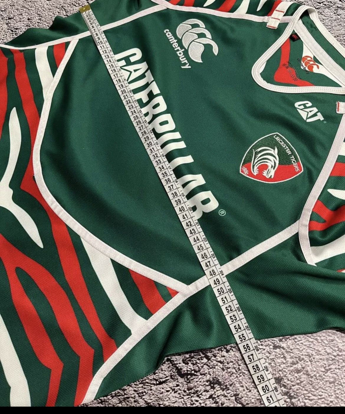 Canterbury of New Zealand Official Canterbury CAT Caterpillar Leicester Tigers Rugby Size US L / EU 52-54 / 3 - 7 Thumbnail