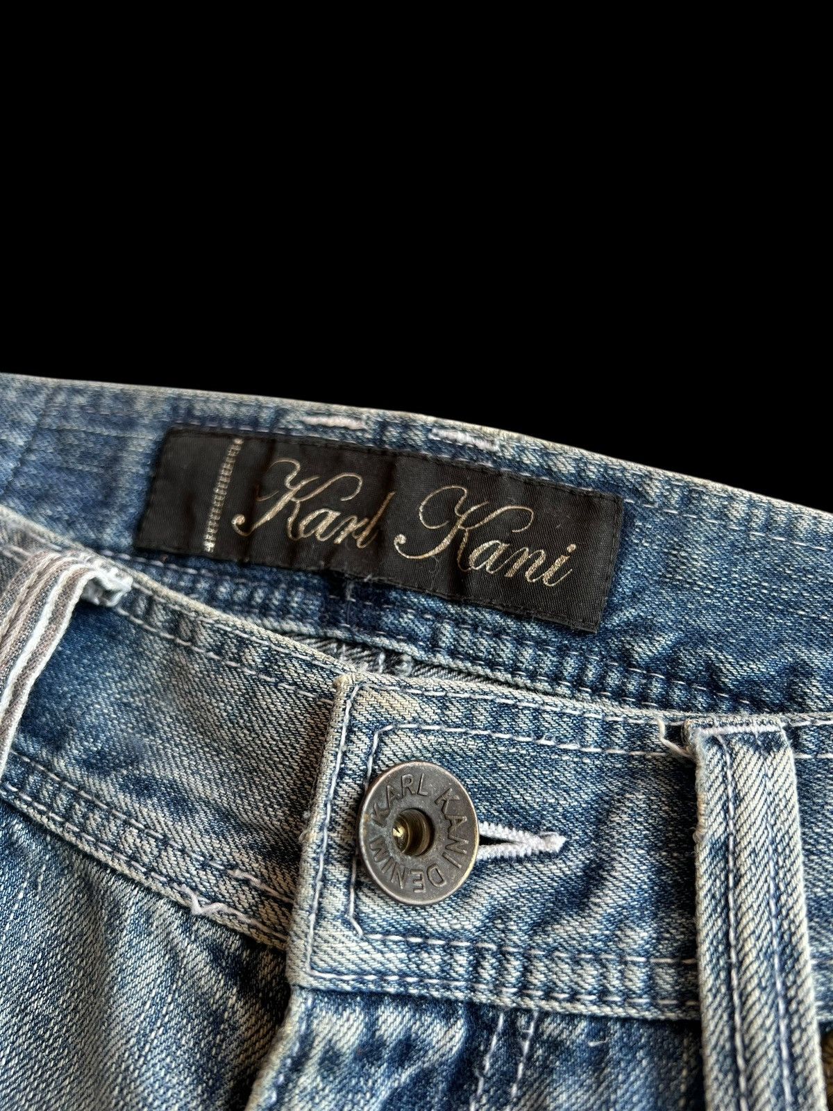 Japanese Brand Vintage Karl Kani Distress Faded Jean Size US 32 / EU 48 - 13 Thumbnail