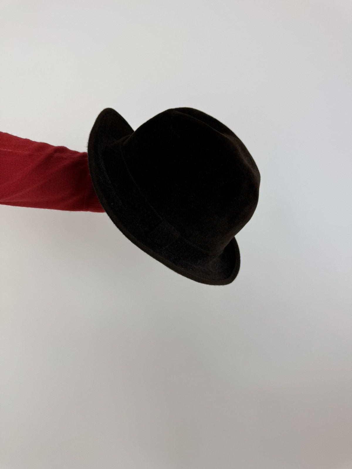 Designer × Vintage Mens brimmed hat WEGENER Velour Vintage Handmade Size 54-55 Size ONE SIZE - 9 Thumbnail