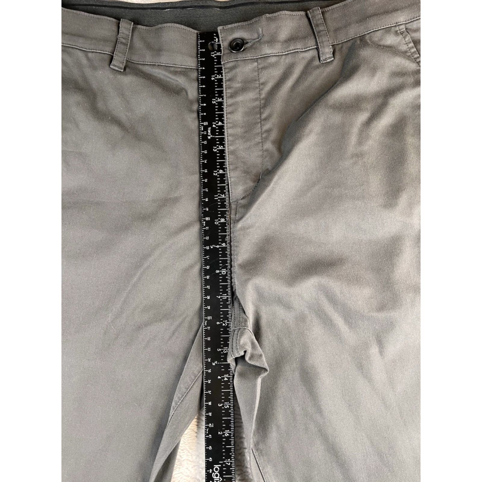 Nike Nike Dri-FIT Slim Fit Golf Chino Pants Mens 36 Gray Blue Cotton Blend Polyester 5-Pocket Logo Straight Leg Regular Fit Casual Sports Athletics Size US 36 / EU 52 - 4 Thumbnail