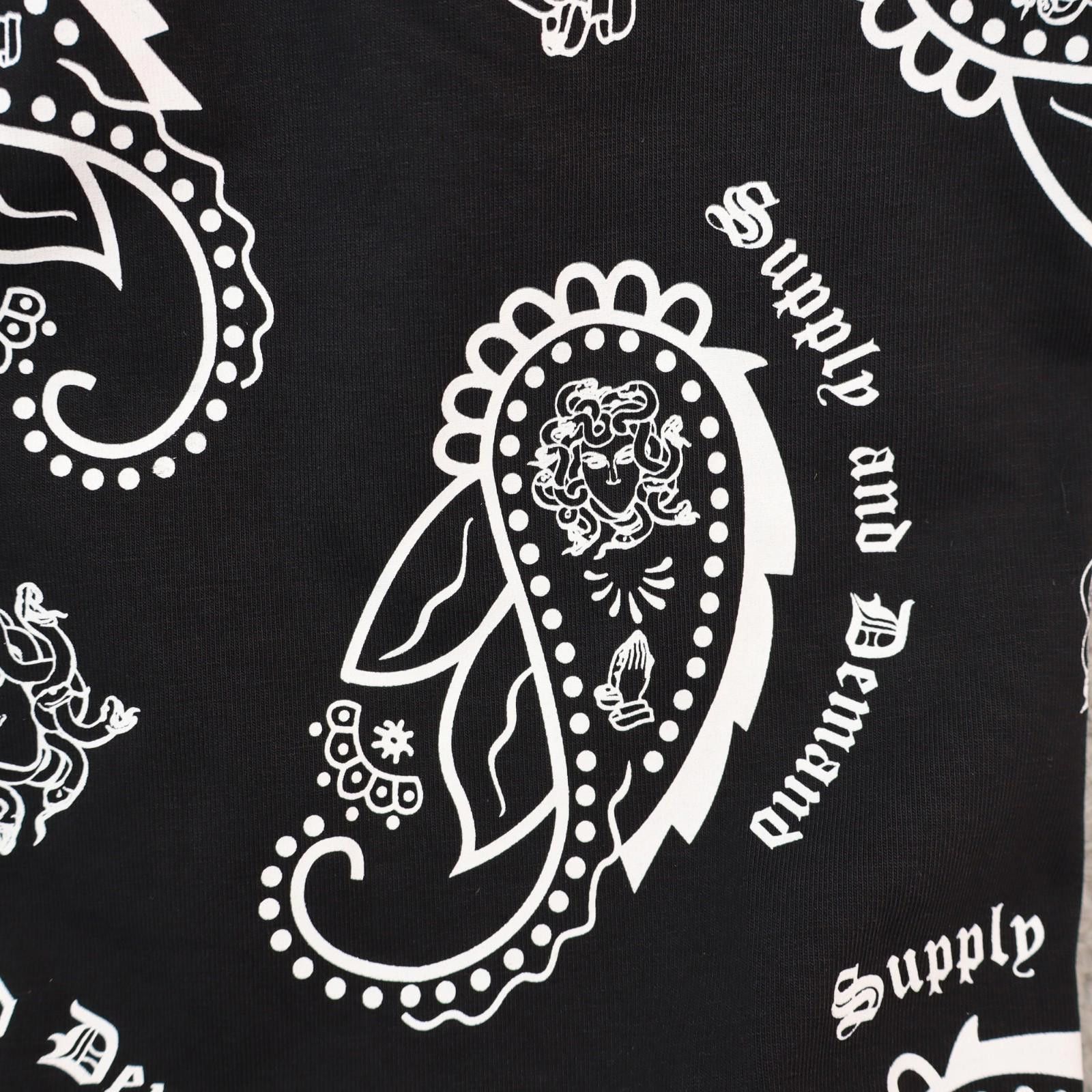 Supply & Demand Supply & Demand Black Shorts Paisley Bandana Womens Large Size 36" / US 14 / IT 50 - 2 Thumbnail