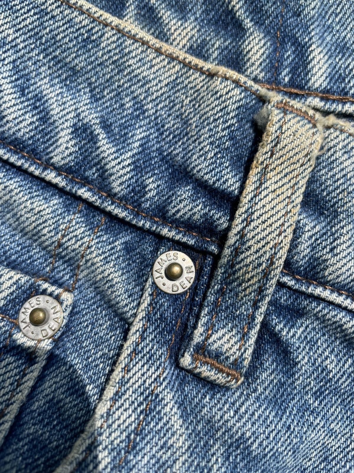 Vintage RARE🔥 Disstressed Denim James Dean Pants Size US 29 - 11 Thumbnail