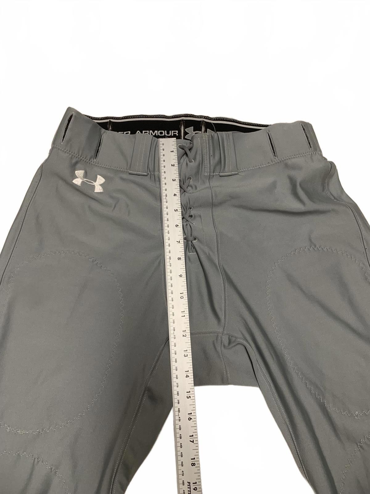 Under Armour Under Armour Men's Baseball Pants - Gray W 33x 1 7L Size ONE SIZE - 4 Thumbnail
