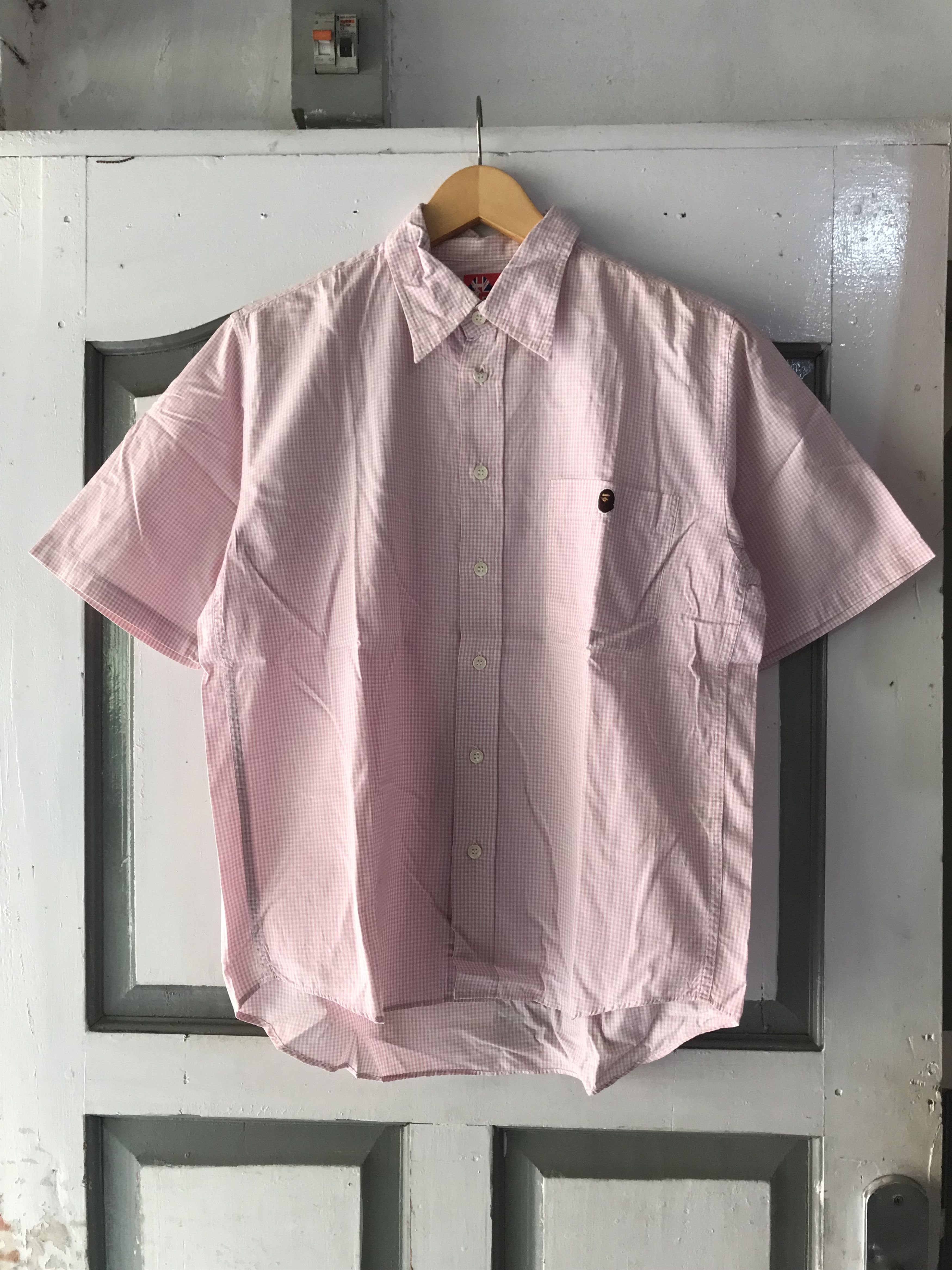 Bape × Vintage Vintage Bape Shirts Size US S / EU 44-46 / 1 - 1 Thumbnail