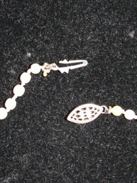 Designer Graduated Cultured Pearl Necklace with Silver Filigree Clasp Size ONE SIZE - 5 Thumbnail