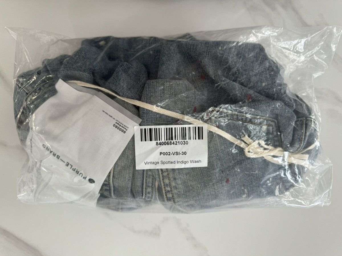 Purple P002 Vintage Spotted Indigo Size US 30 / EU 46 - 11 Thumbnail