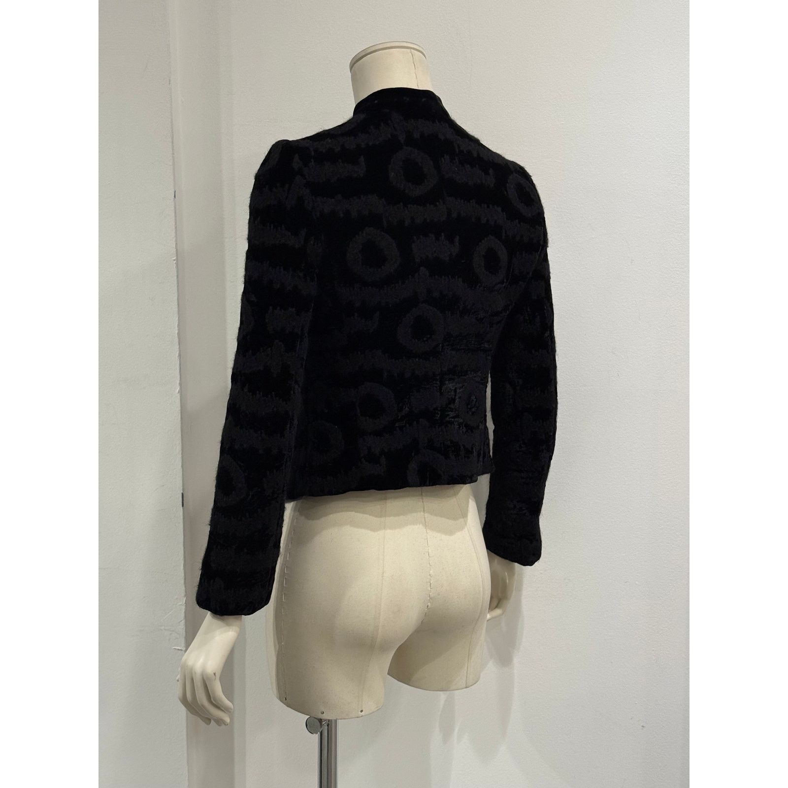 Giorgio Armani 2015 Emporio Armani velvet jacquard jacket Size S / US 4 / IT 40 - 5 Thumbnail
