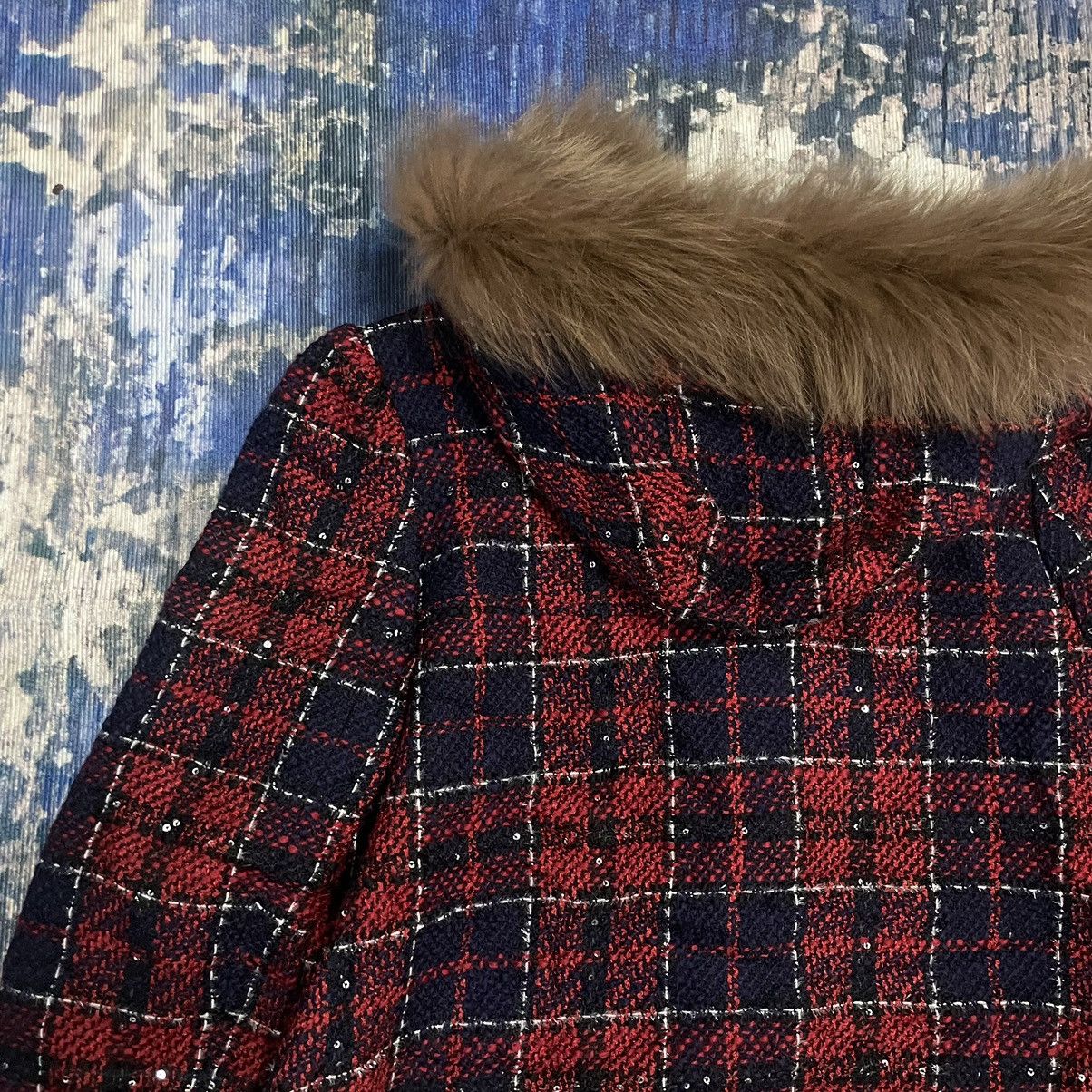 Le Grande Bleu (L.G.B.) Vintage Y2k Joias Gothic Punk Fur Lgb Style Button Jacket Size XS / US 0-2 / IT 36-38 - 16 Thumbnail