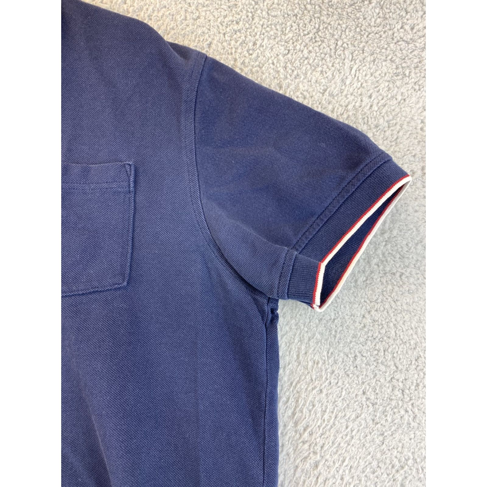 Tommy Hilfiger Tommy Hilfiger Polo Shirt Men L Blue Short-Sleeve Solid 77-15 Size US L / EU 52-54 / 3 - 2 Thumbnail
