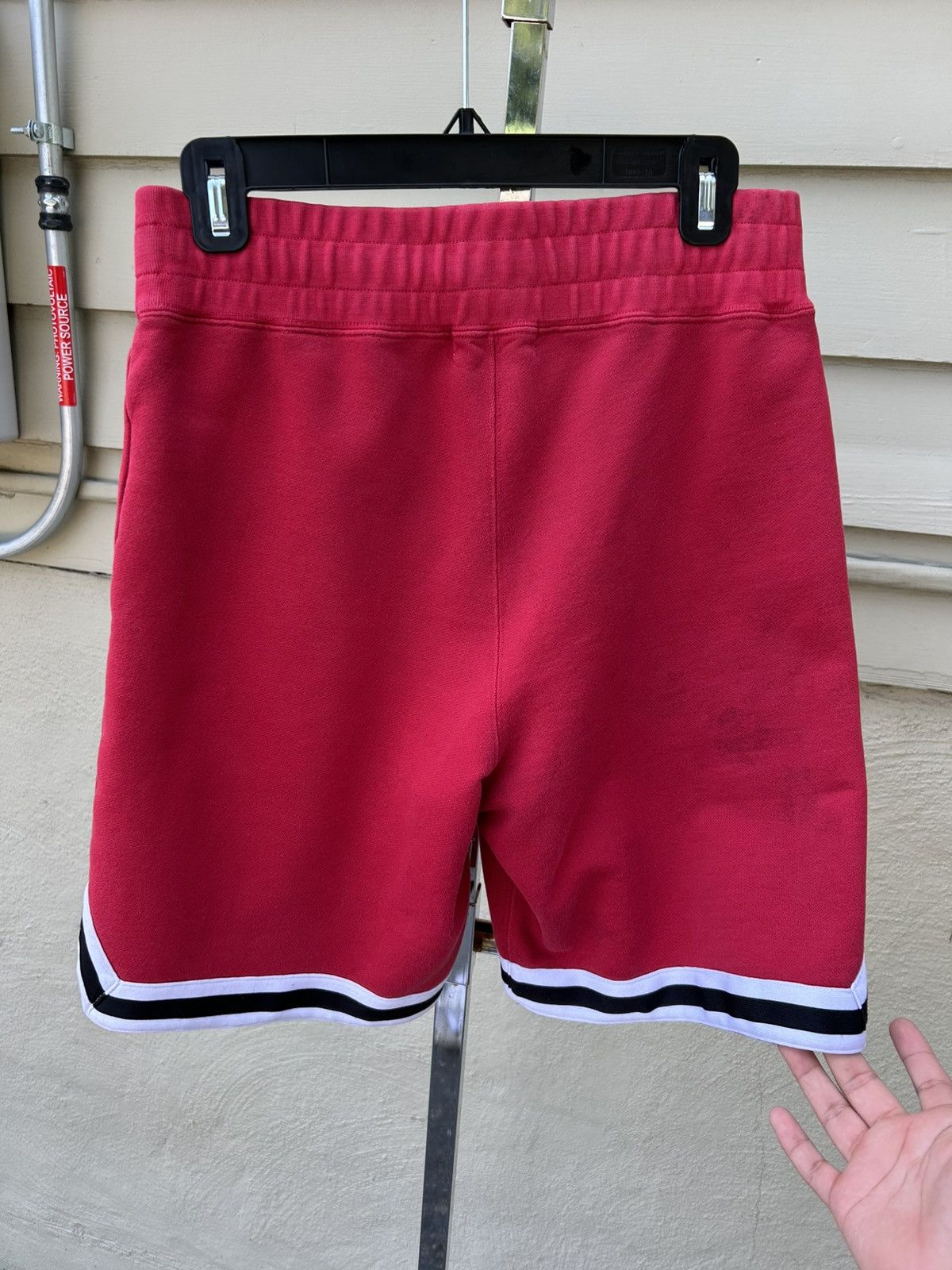 Bape Bape red basketball shorts Size US 32 / EU 48 - 4 Thumbnail