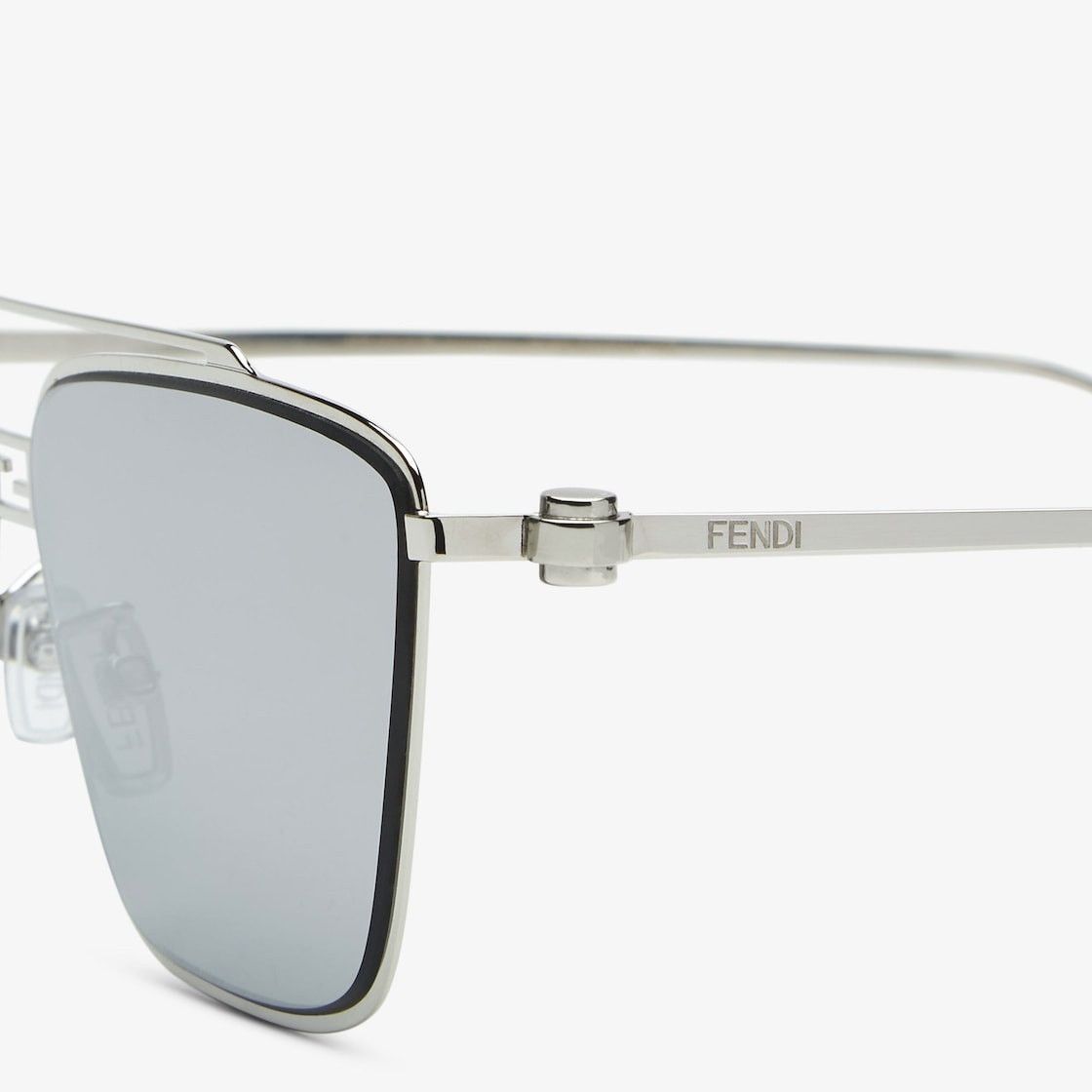 Fendi o1s1wg111224 Size: OS / Baguette Sunglasses in Grey Size ONE SIZE - 3 Thumbnail