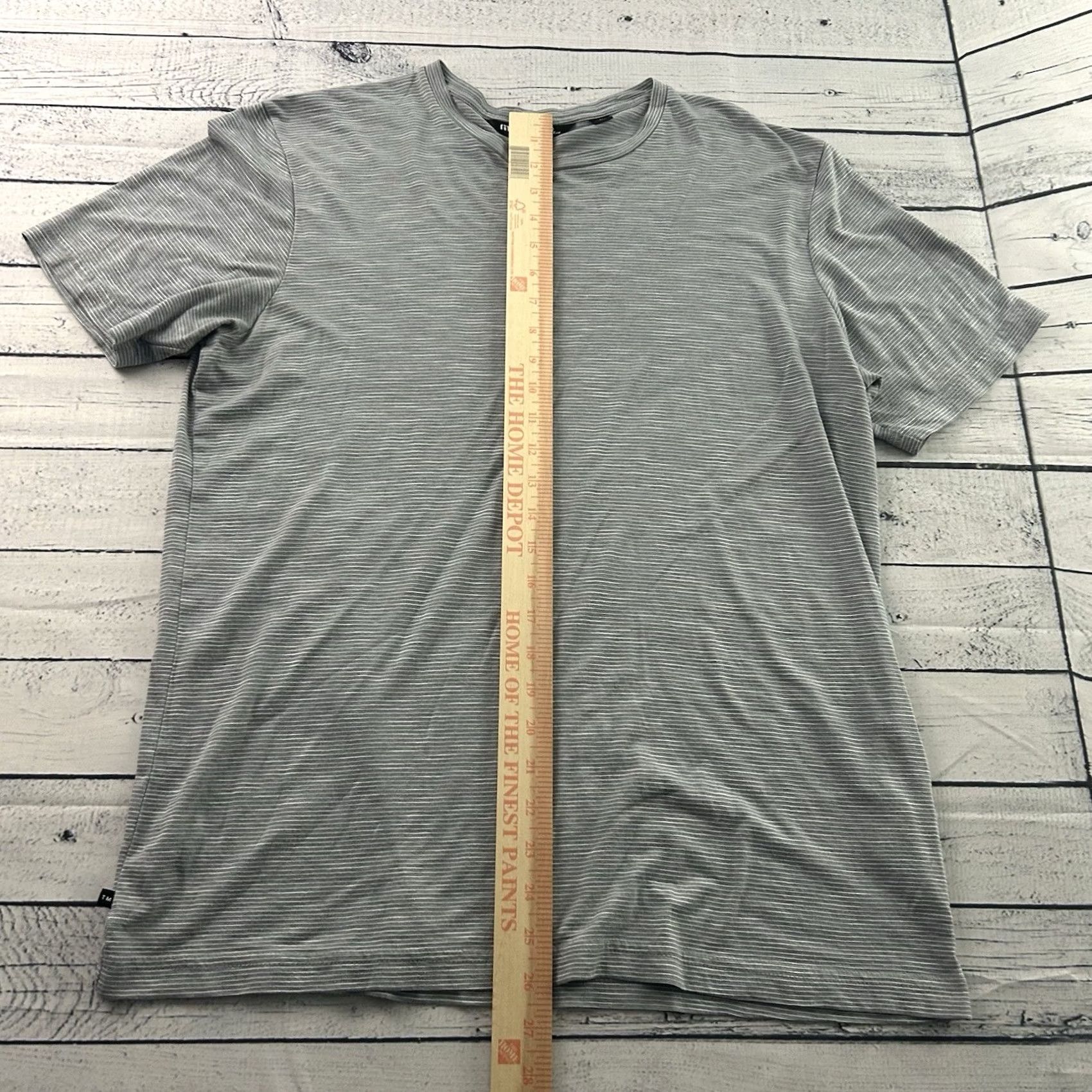 TravisMathew Travis Mathew Short Sleeve Striped Basic T Shirt Men's Large Gray Size US L / EU 52-54 / 3 - 2 Thumbnail