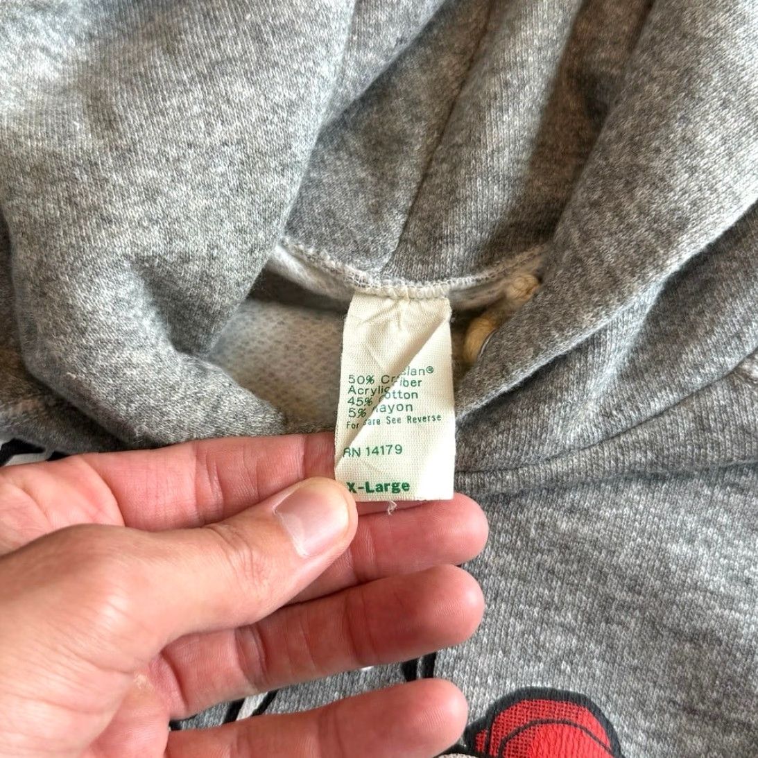 Vintage VINTAGE 80s Funny Deer Hunting Hoodie Sweatshirt Large Gray Men Rugged Outdoor 90s Theme Hunting Sweatshirt Size US L / EU 52-54 / 3 - 3 Thumbnail