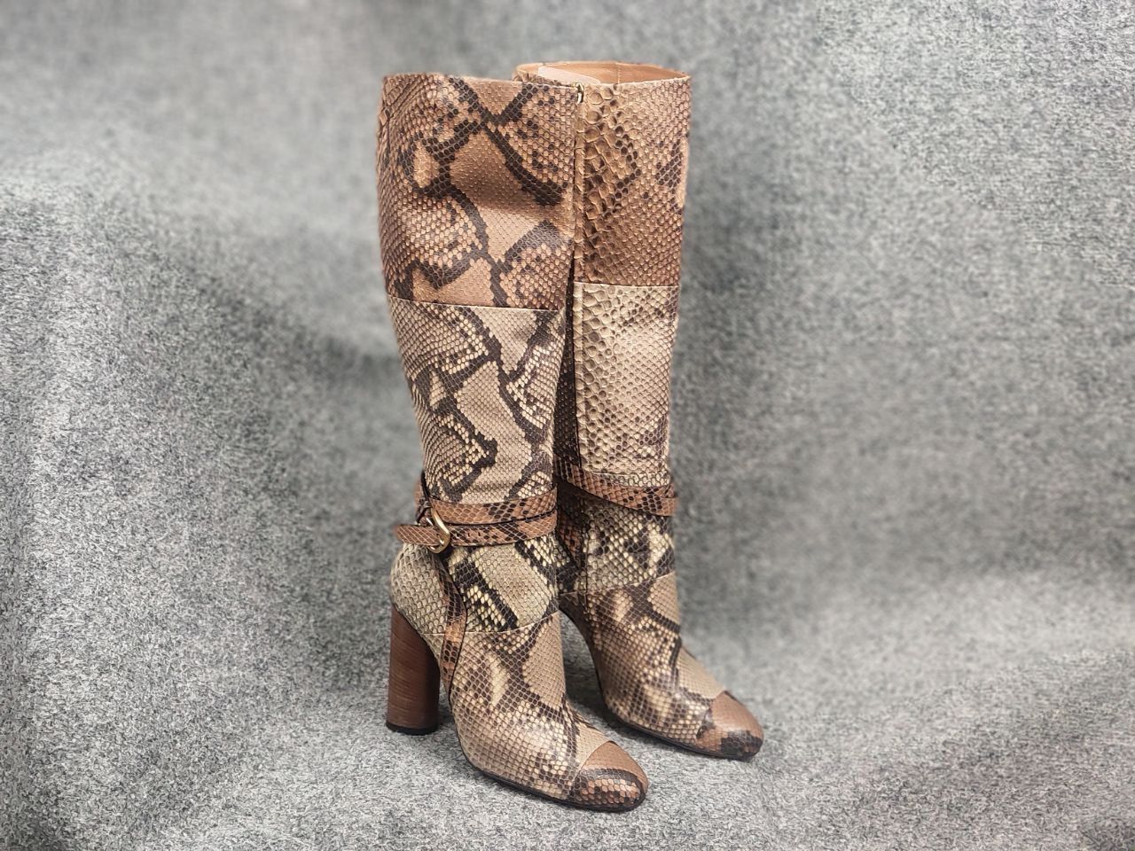 Gucci Gucci Authentic Python Snake Horsebit Knee Zip High Boots Size US 9.5 / IT 39.5 - 6 Thumbnail