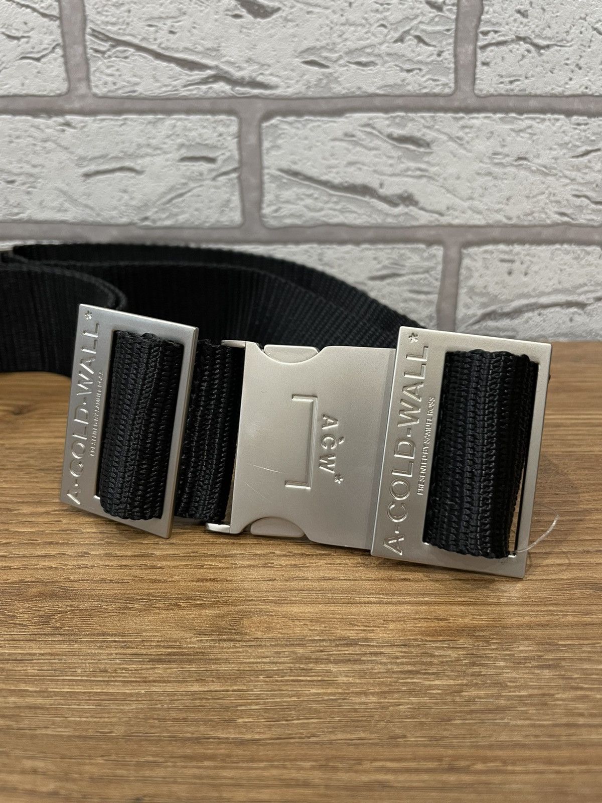 A-COLD-WALL* A-COLD-WALL Industrial Webbing Black Nylon Belt ACW Size ONE SIZE - 2 Thumbnail