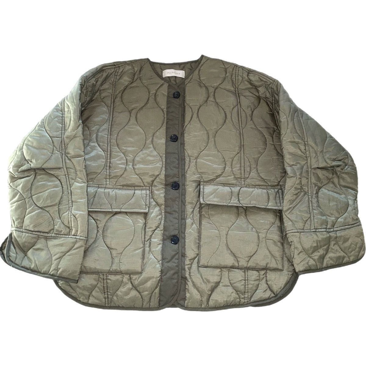 image of Ifu. House Quilted Liner Jacket in Olive, Men's (Size Large)