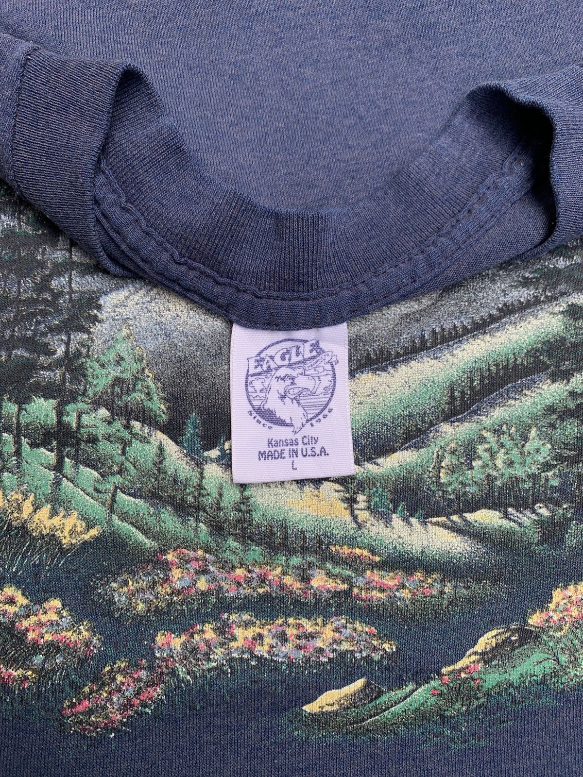 Other Vintage 90's Red River Art tee Size US L / EU 52-54 / 3 - 3 Thumbnail