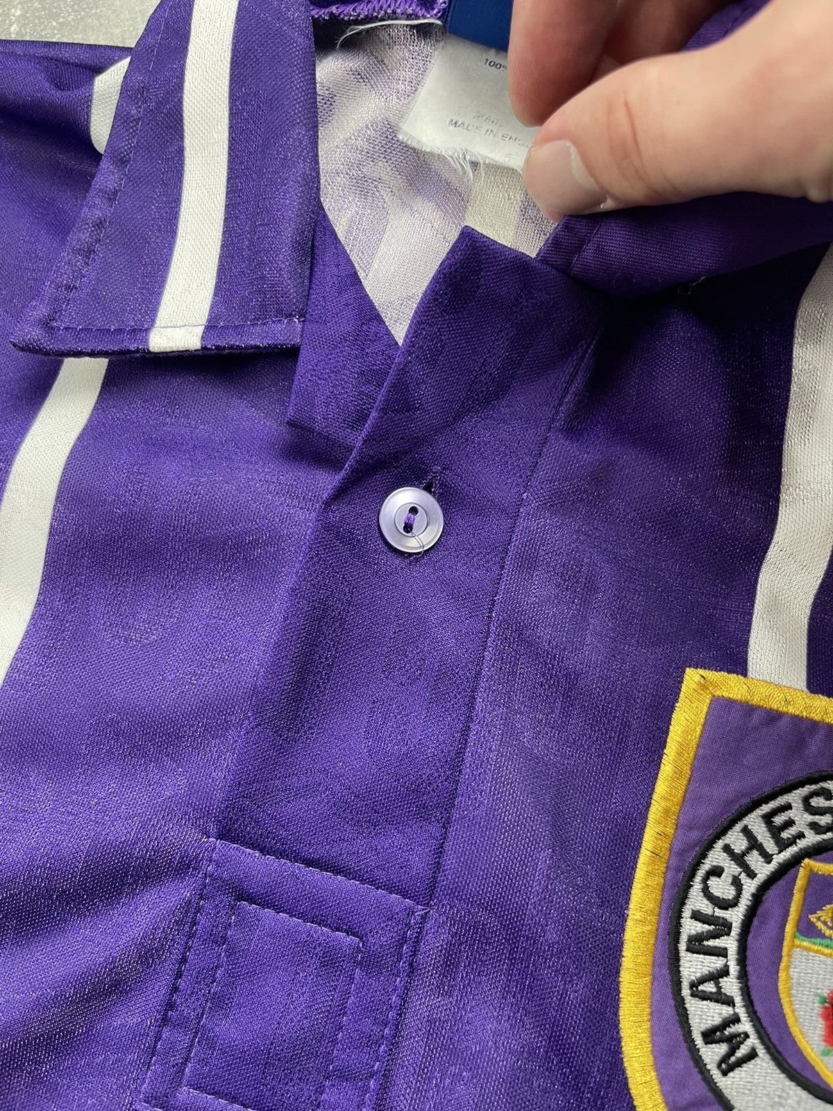 Umbro Vintage Manchester City Away 92 Shirt Umbro Brother Jersey Size US XL / EU 56 / 4 - 8 Thumbnail