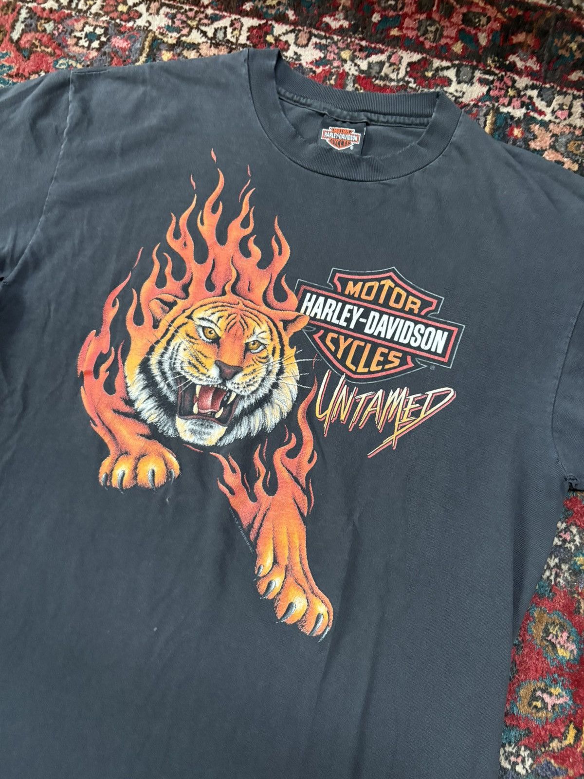 Harley Davidson 90’s Harley-Davidson Rare Size US L / EU 52-54 / 3 - 5 Thumbnail