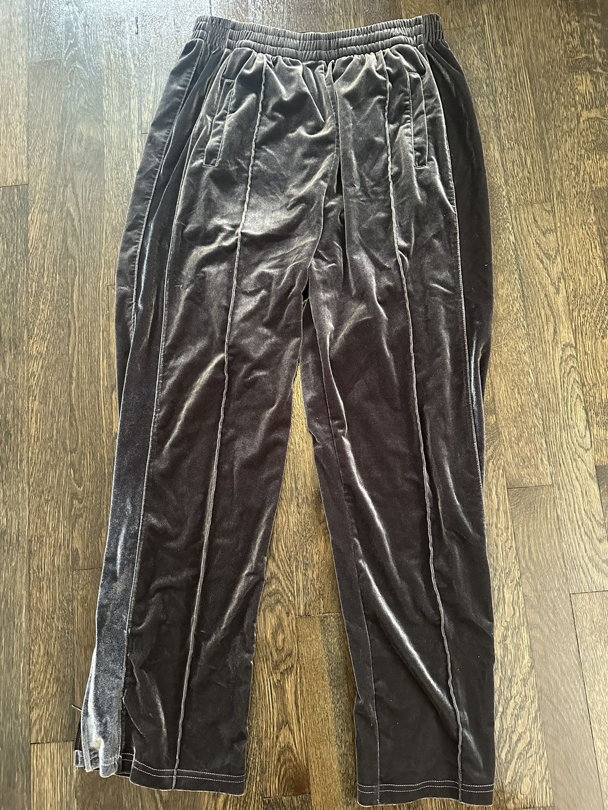 Vintage Velour Velvet Trackpants Pleated Size US 30 / EU 46 - 3 Thumbnail