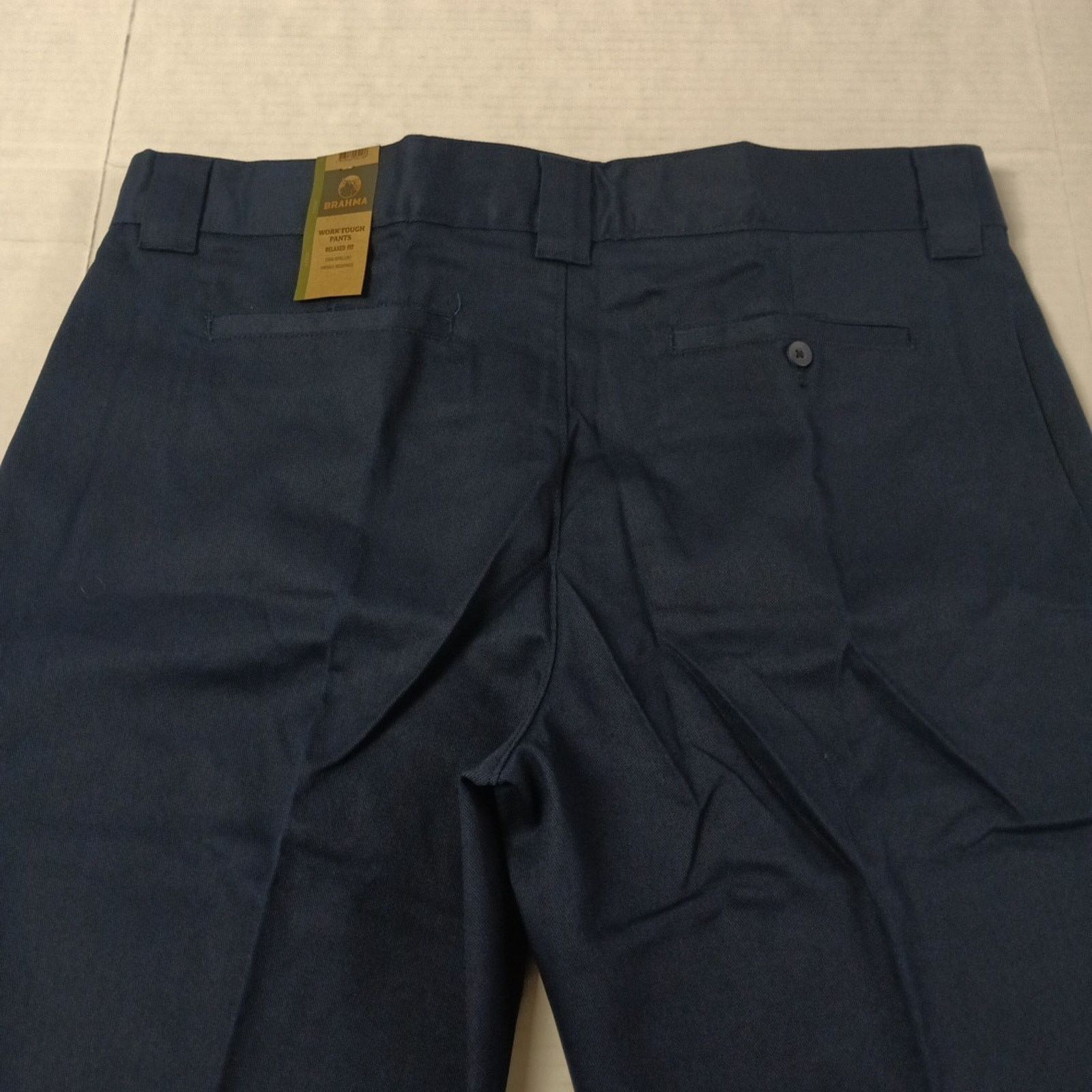 Other Brahma Men's Work Tough Pants Size 42x32 Blue Relaxed Fit Size US 42 / EU 58 - 7 Thumbnail