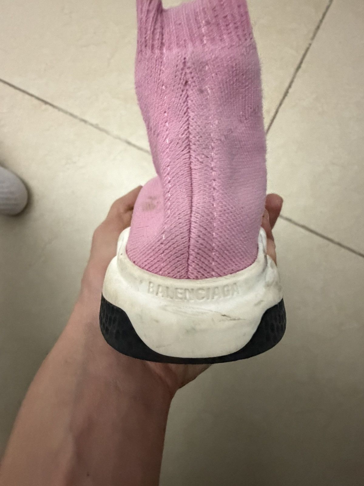 Balenciaga Balenciaga Speed Trainer Pink – Pre-Owned – Good Condition Size US 4 / IT 34 - 14 Thumbnail