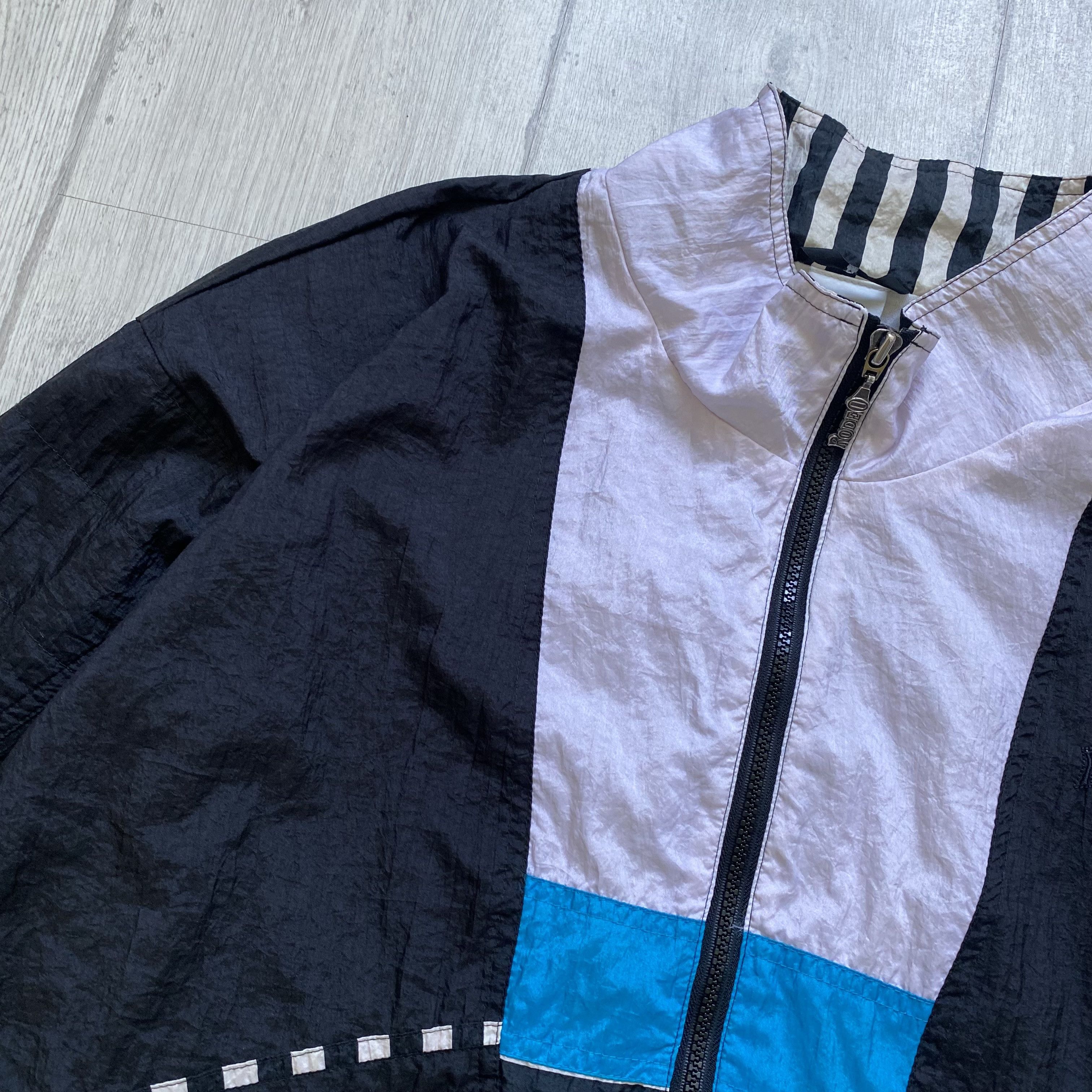 Nike Vintage 80s Nike Style Nylon track jacket Rodeo Size US M / EU 48-50 / 2 - 5 Thumbnail