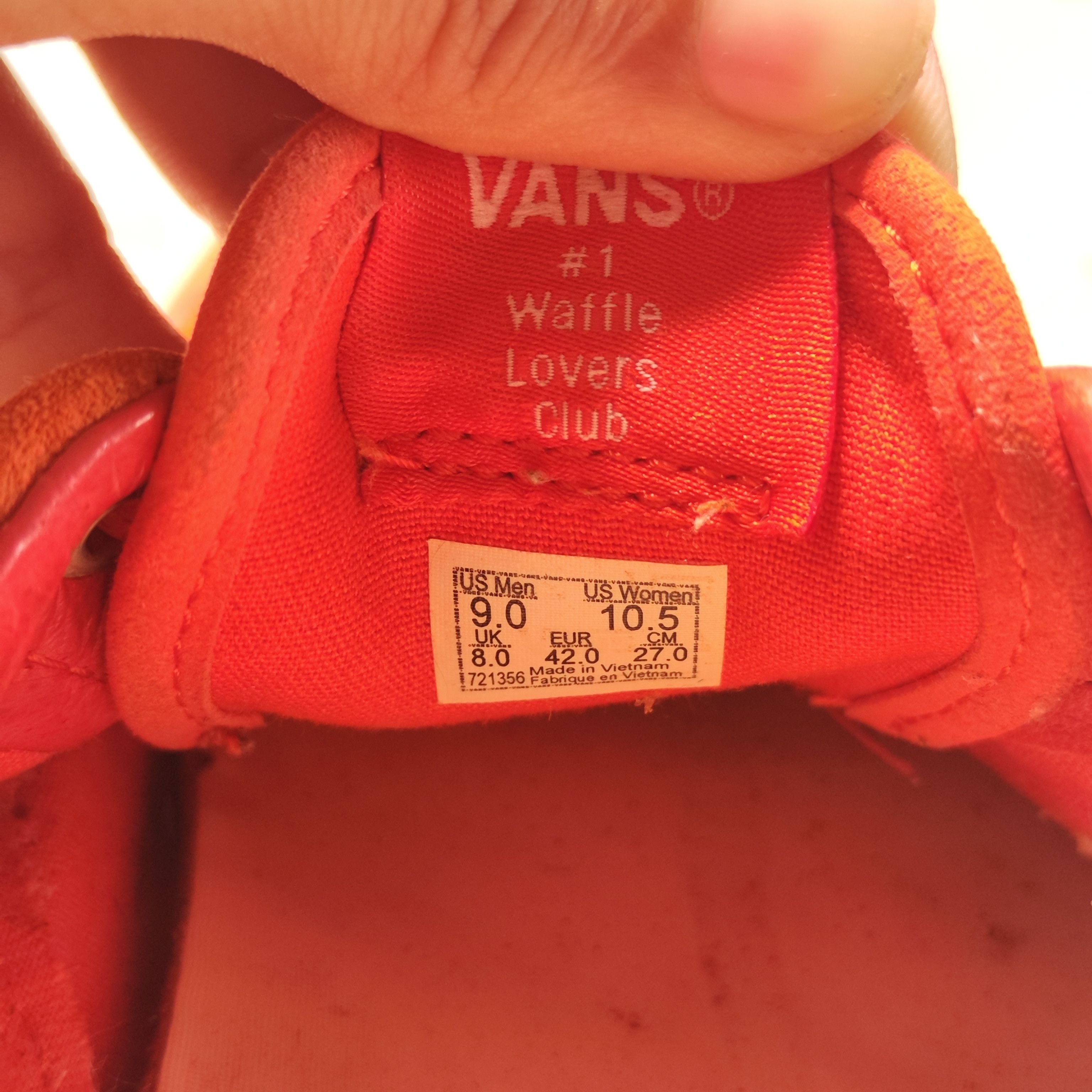 Vans × Wtaps Vans Vault x WTAPS Men's “Crossbones” Orange Size US 9 / EU 42 - 6 Thumbnail