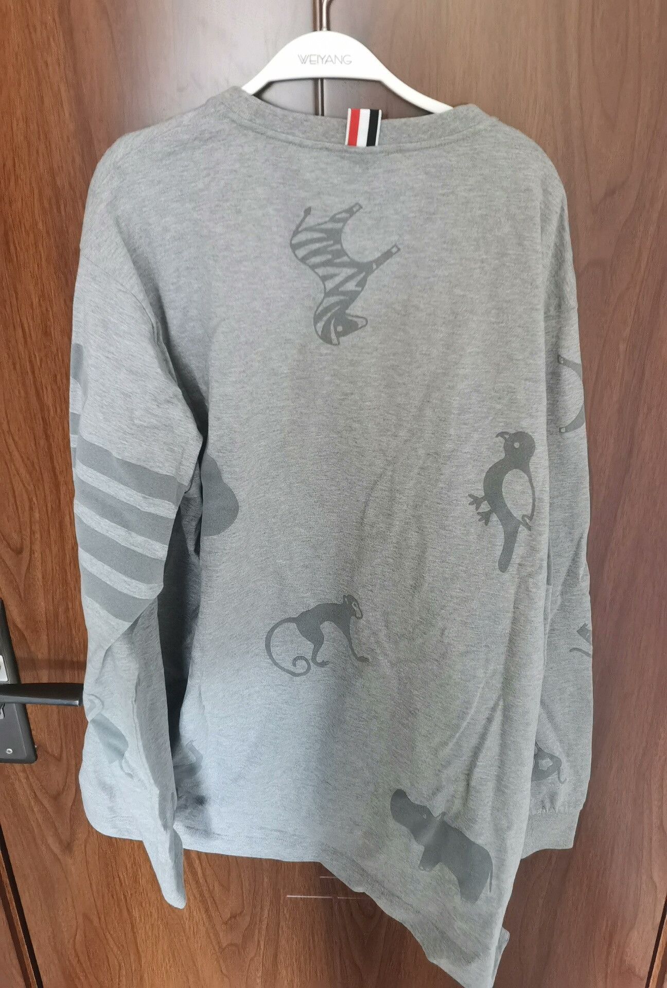 Thom Browne thom browne classic animal grey sweatshirt Size US M / EU 48-50 / 2 - 2 Thumbnail