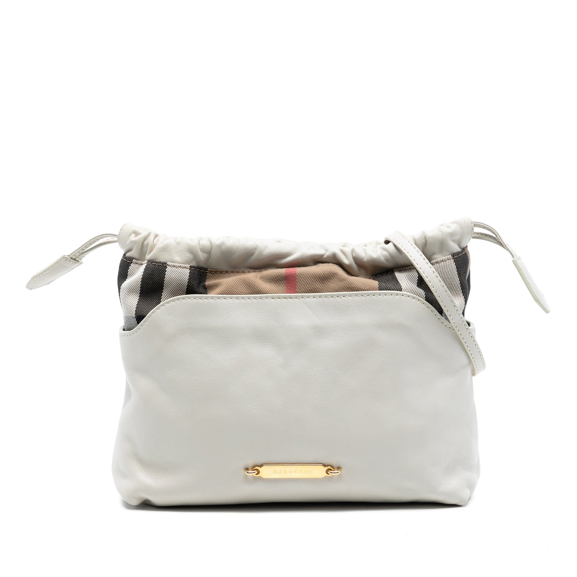 Burberry House Check Canvas and Calfskin Little Crush Crossbody Size ONE SIZE - 1 Thumbnail